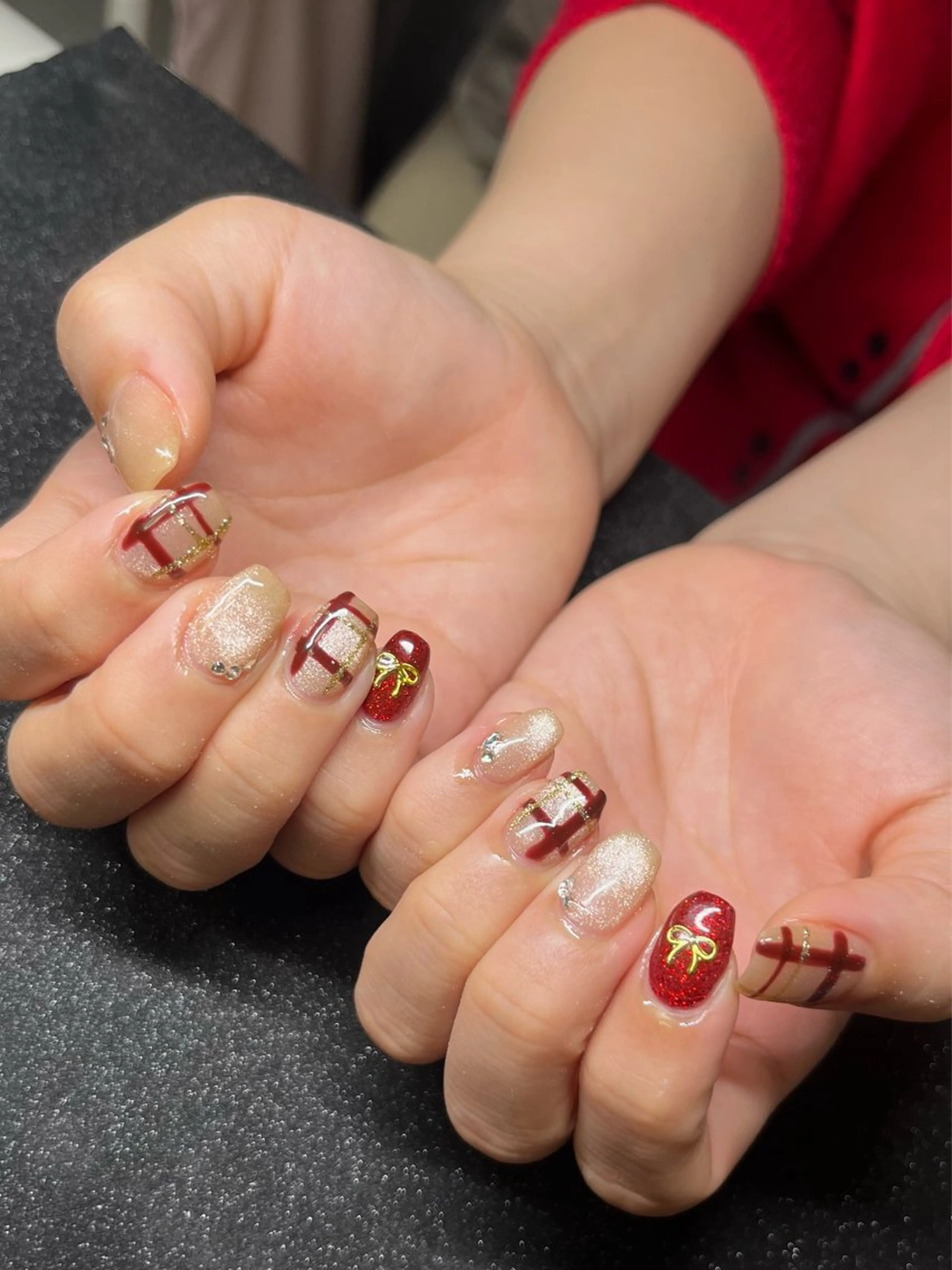 ネイル 冬ネイル クリスマス Chika .のネイルデザイン