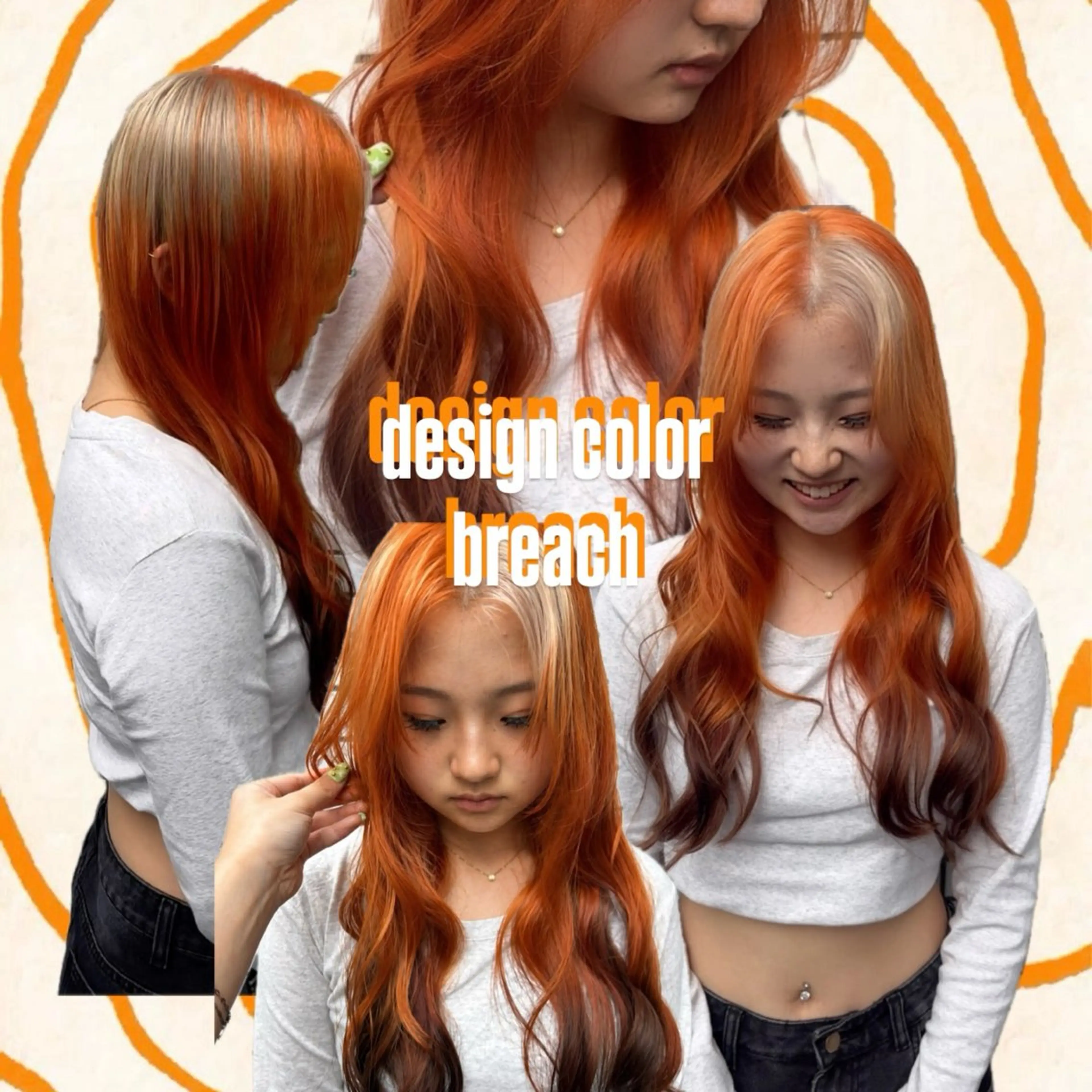 ロング ヘアカラー ブリーチ透明感カラー /レイヤー👗しずかのヘアスタイル