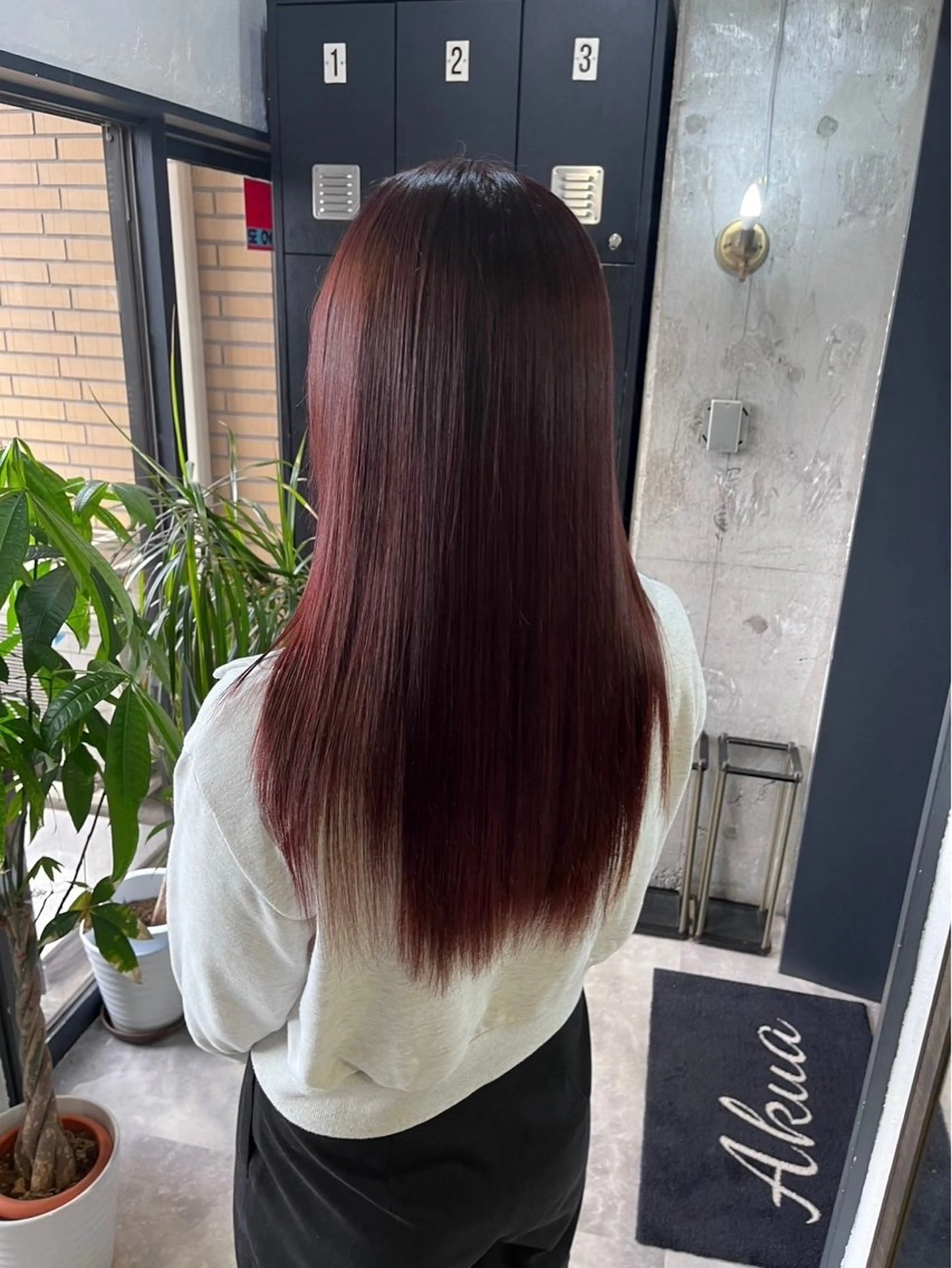 ロング カラー ヘアカラー トリートメント ハイトーン/髪質改善 /Akuaのヘアスタイル