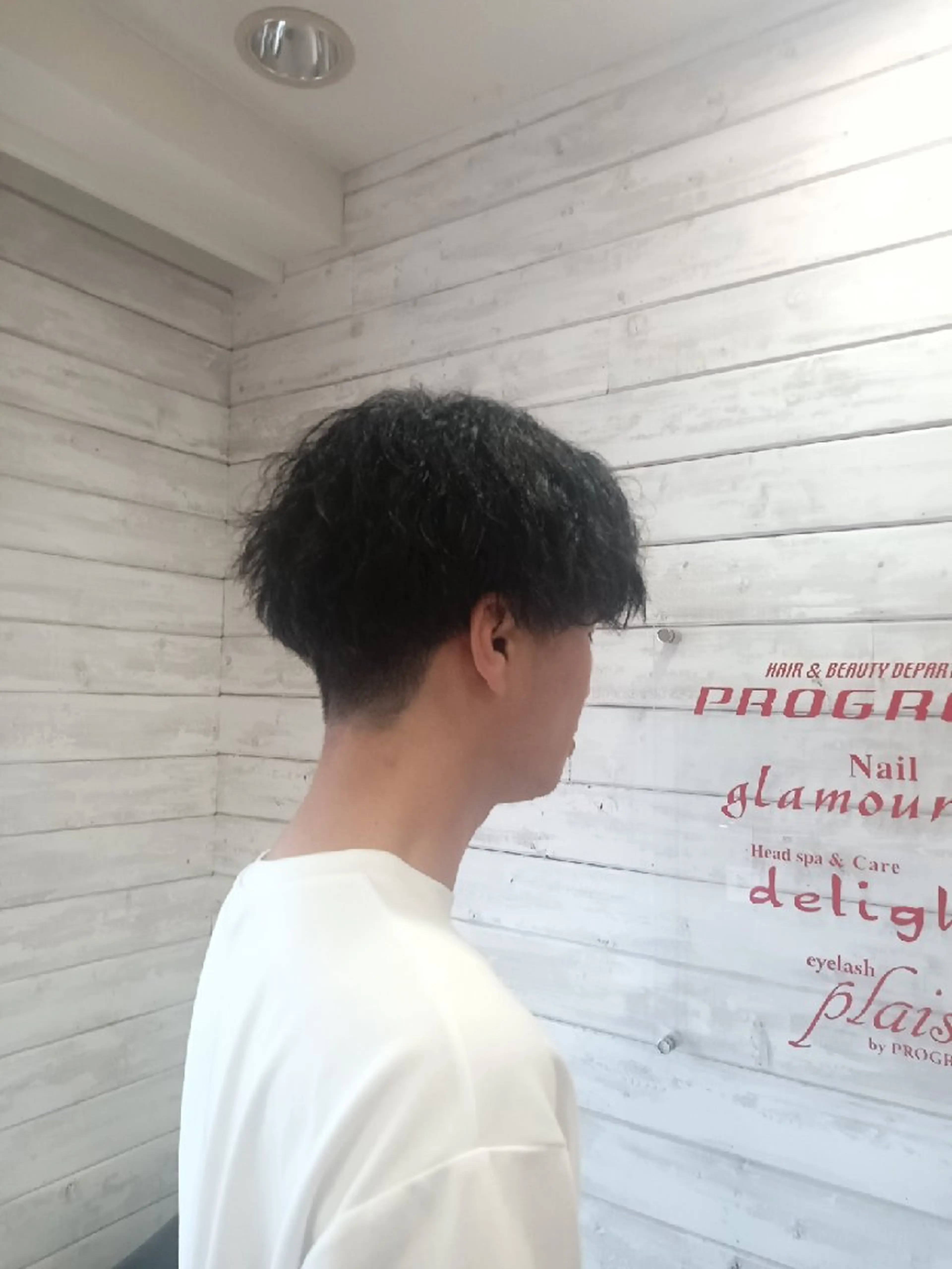 メンズカット+波巻きパーマ+トリートメントの写真