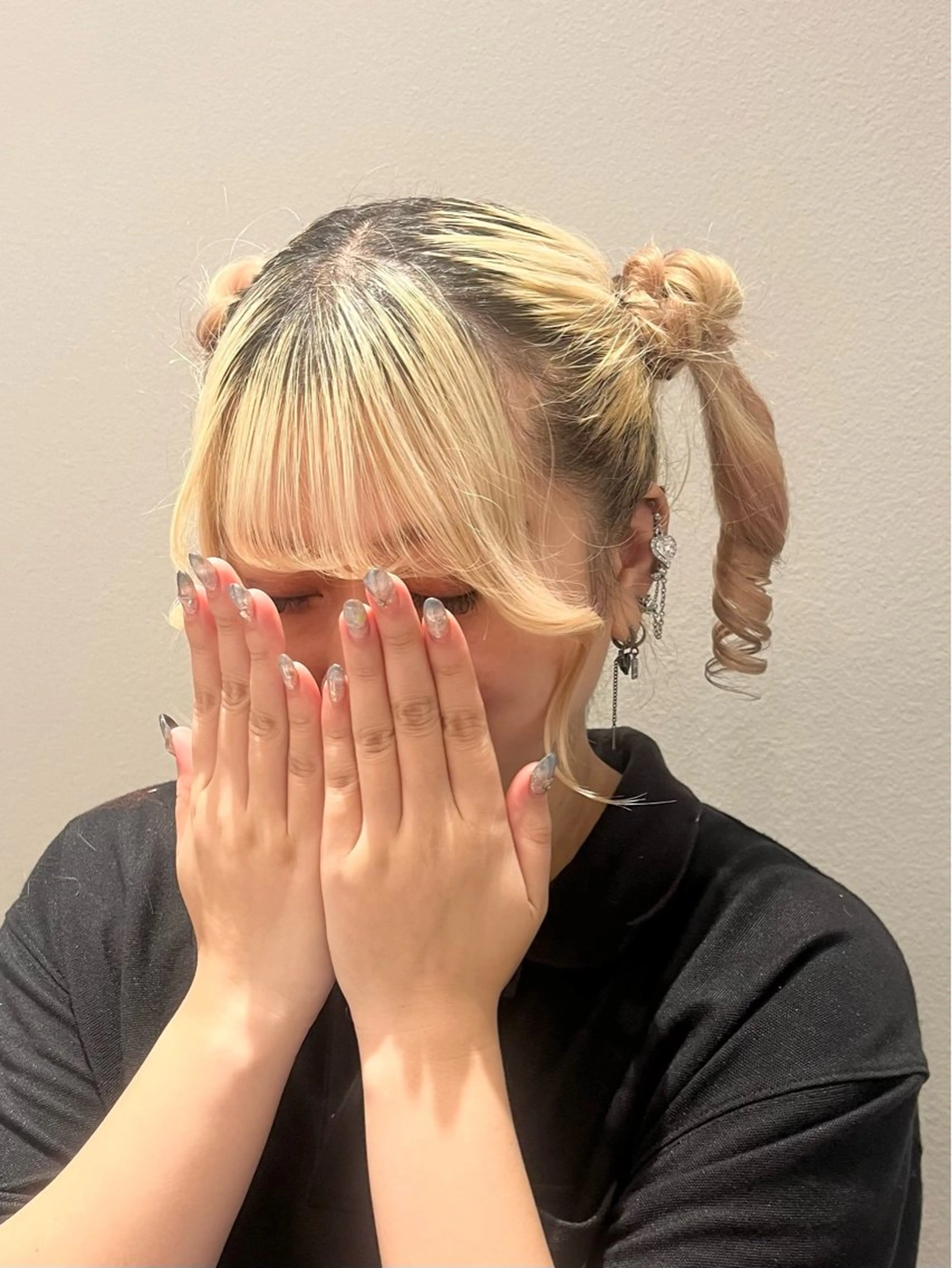 ヘアアレンジ 顔周り/ガーリー /ヘアメ/あつはのヘアスタイル