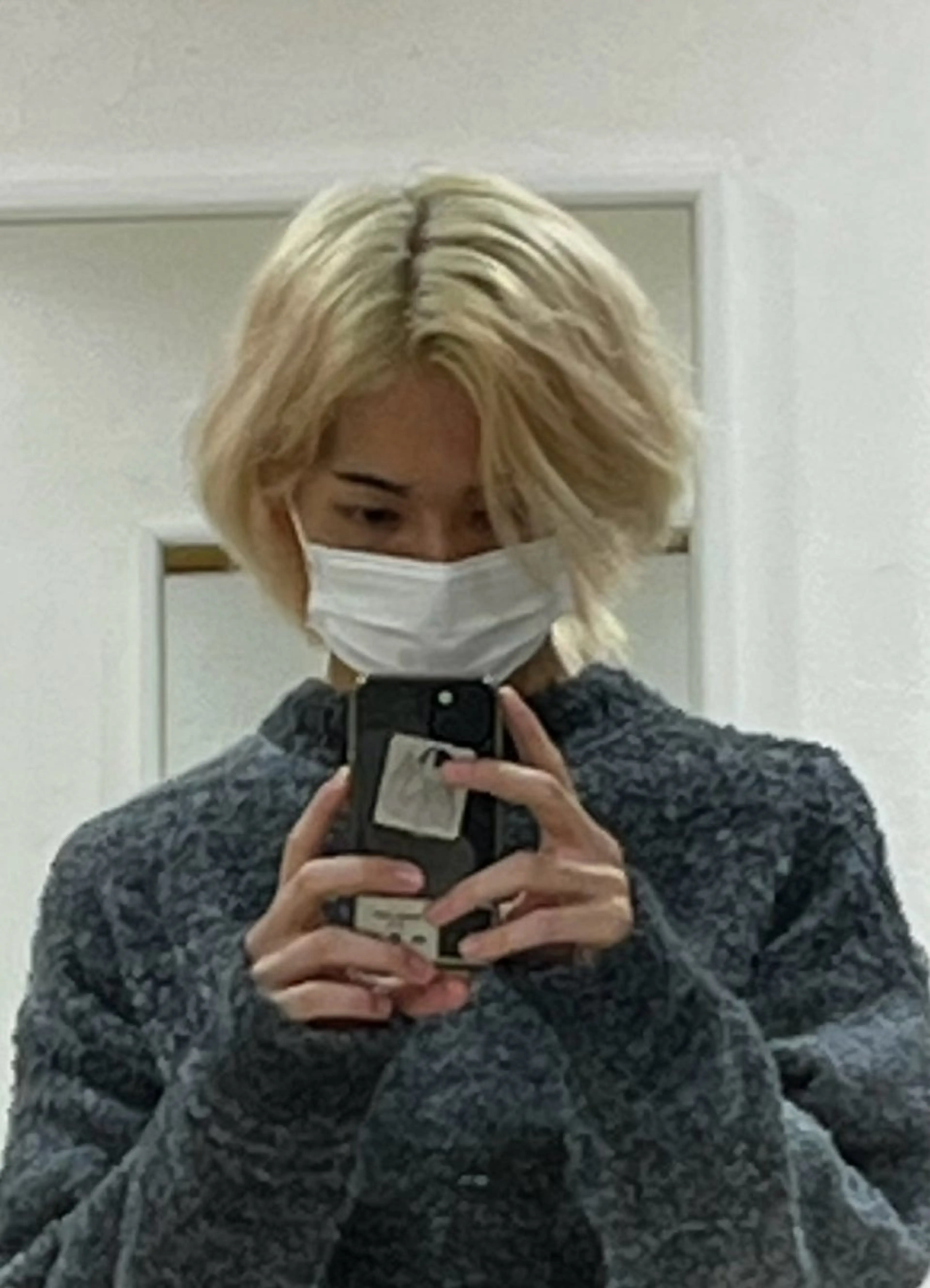 ミディアム カラー メンズ 透明感カラー 上𦚰 慶のヘアスタイル