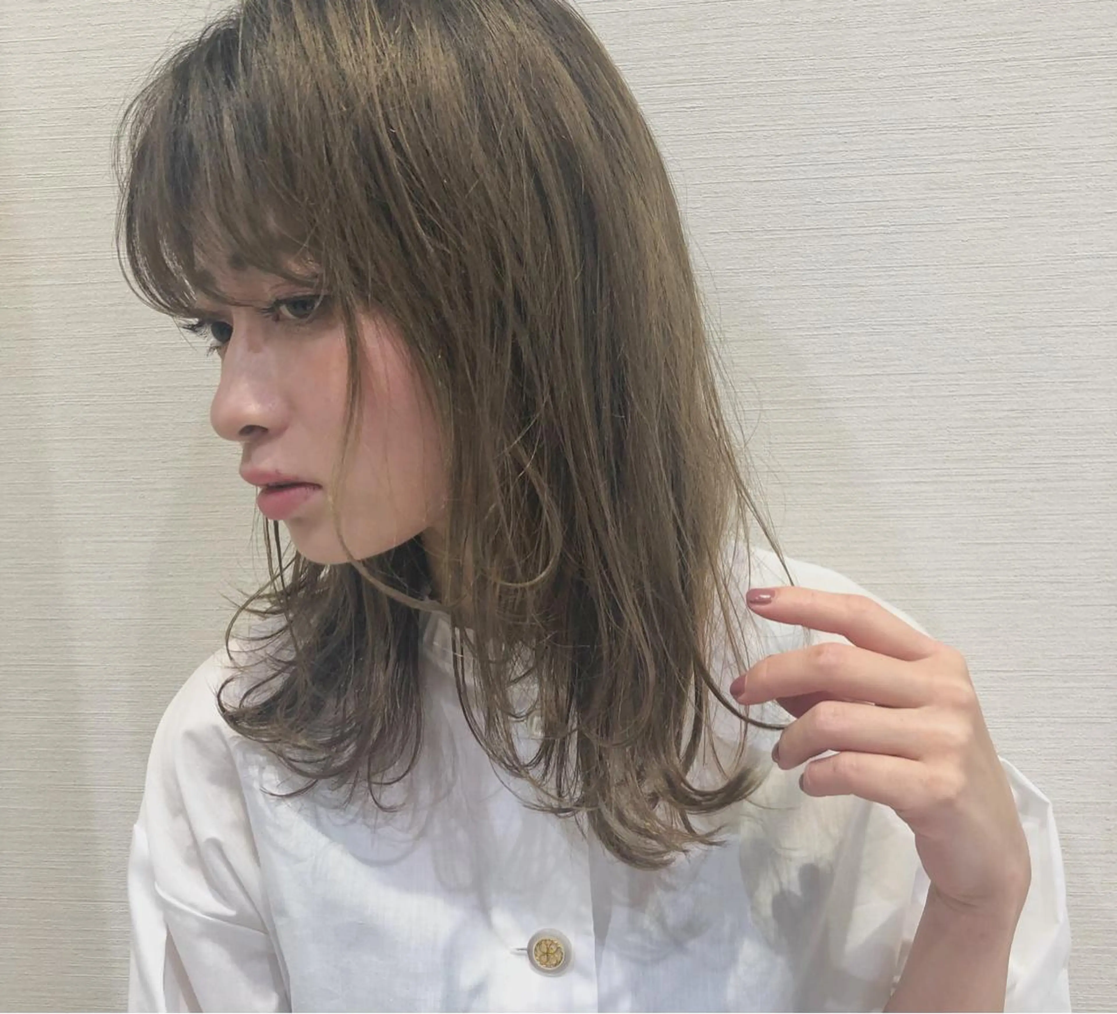 セミロング カラー 完全美髪特化 髪質改善/島　悠輔のヘアスタイル