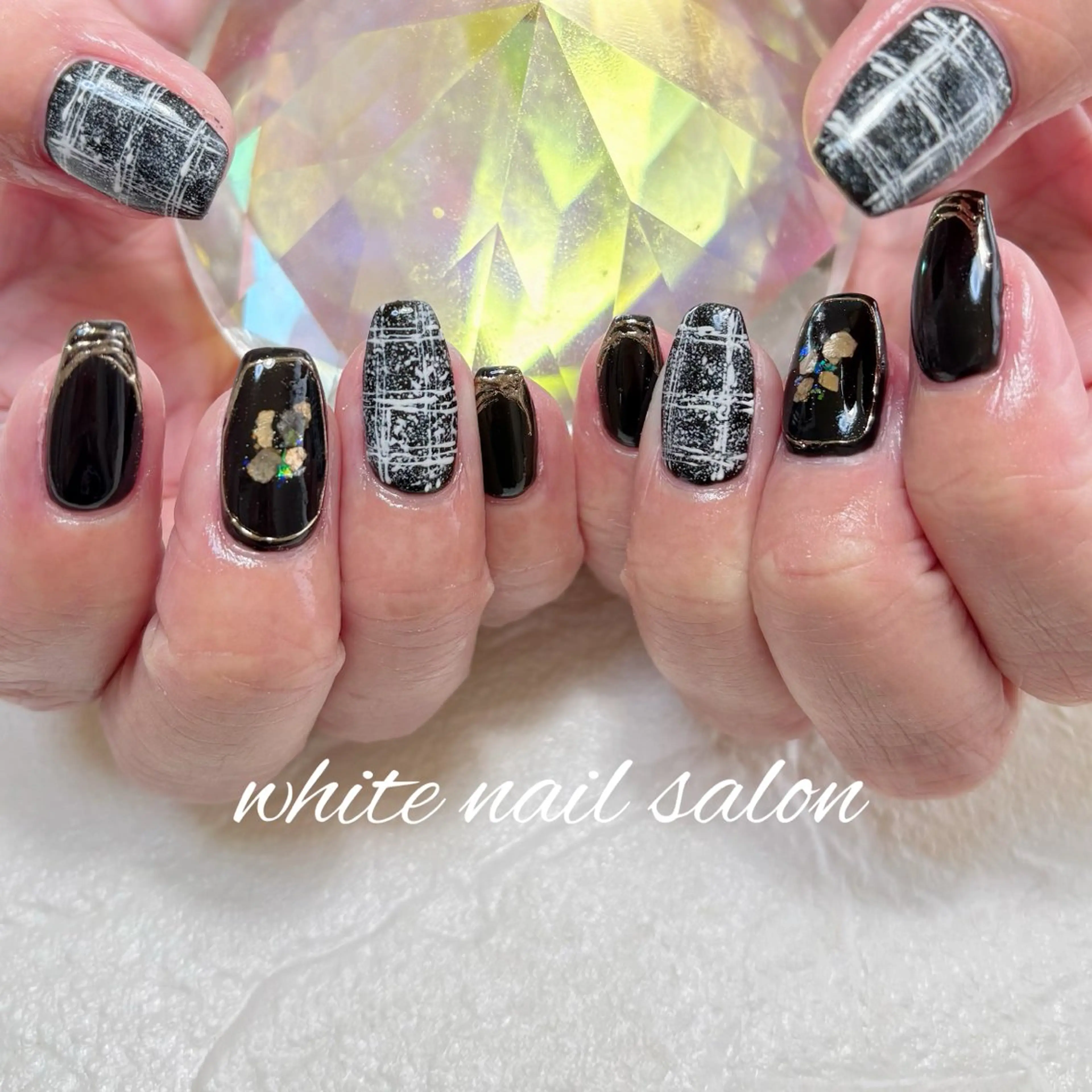 ネイル フットネイル ハンドネイル white nail salonのネイルデザイン