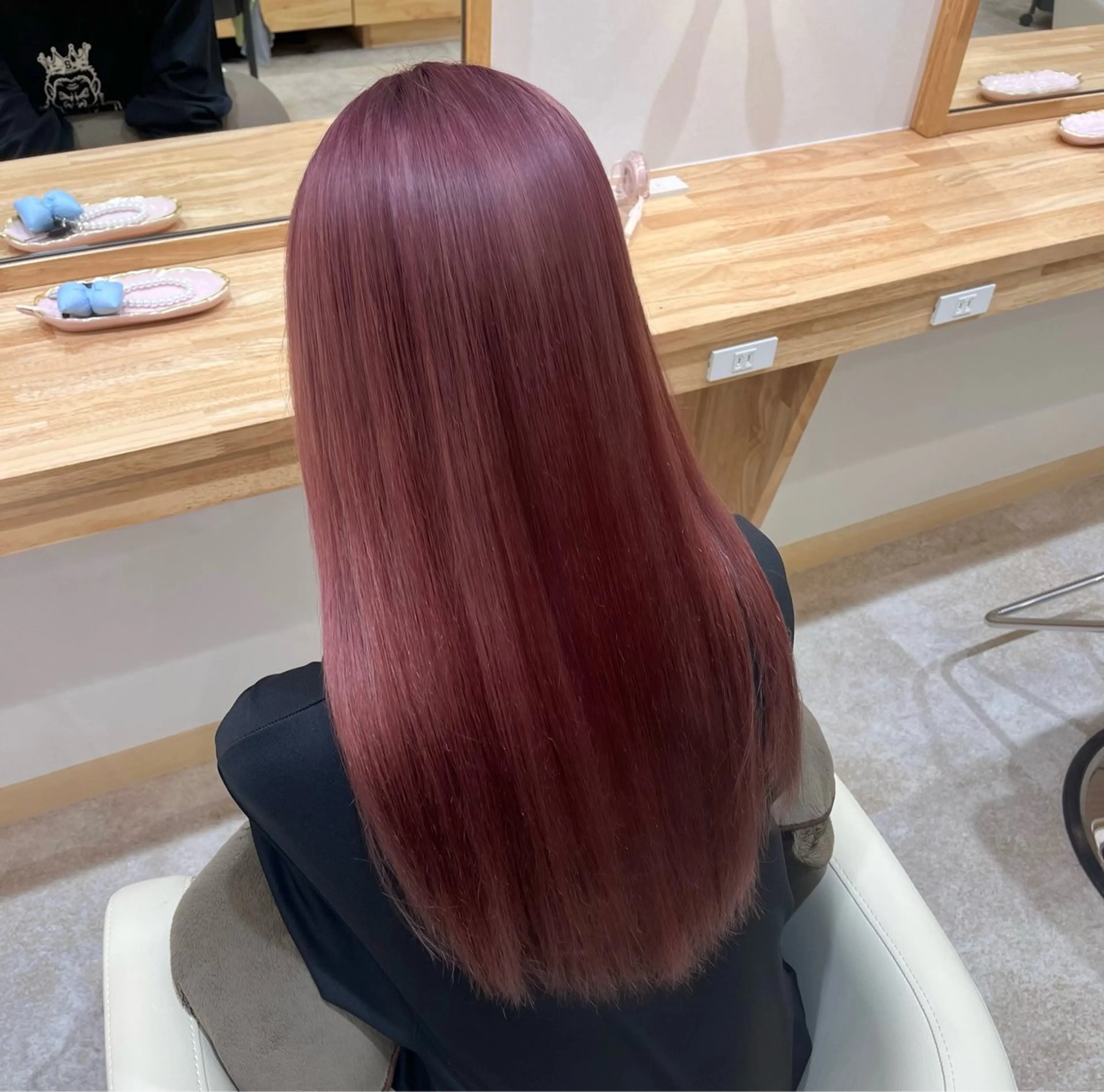 ロング カラー 望愛/レイヤー/ハイ トーン/デザインのヘアスタイル