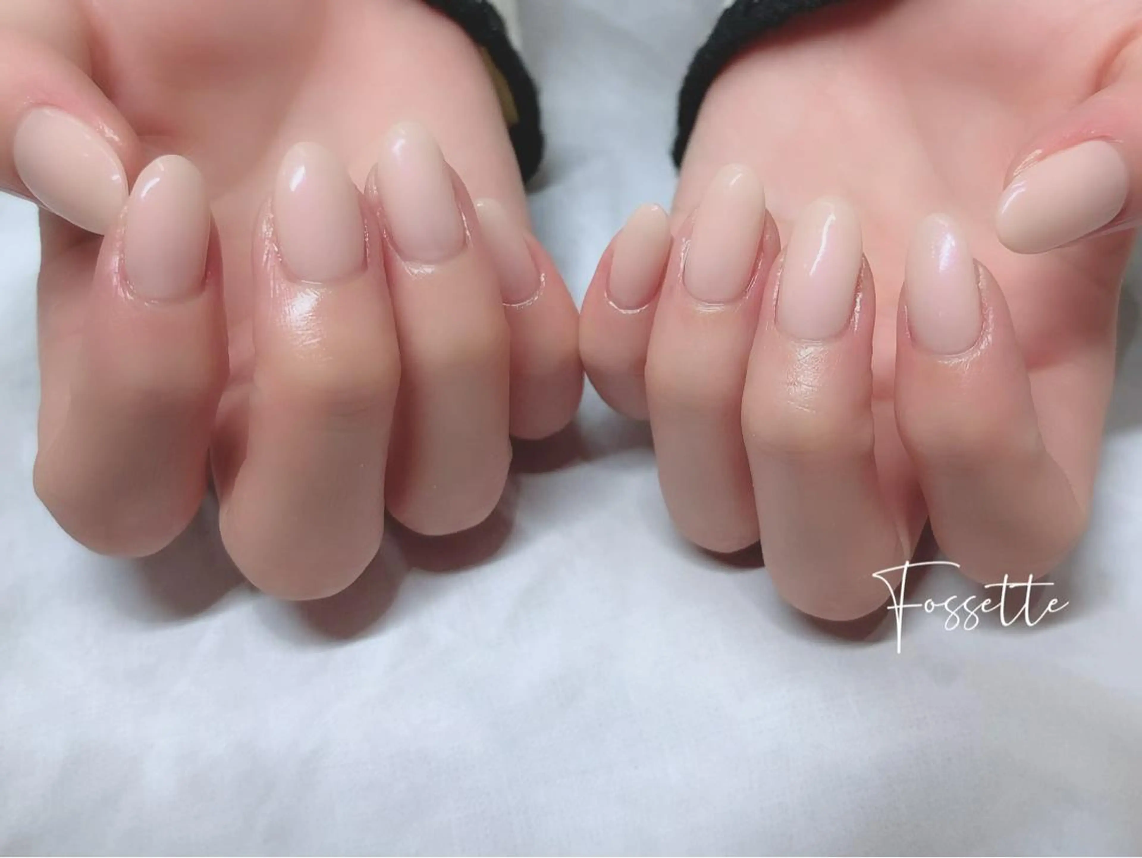 ネイル オーロラネイル オフィスネイル ワンカラーネイル シンプルネイル ハンドネイル nailsalon Fossetteのネイルデザイン