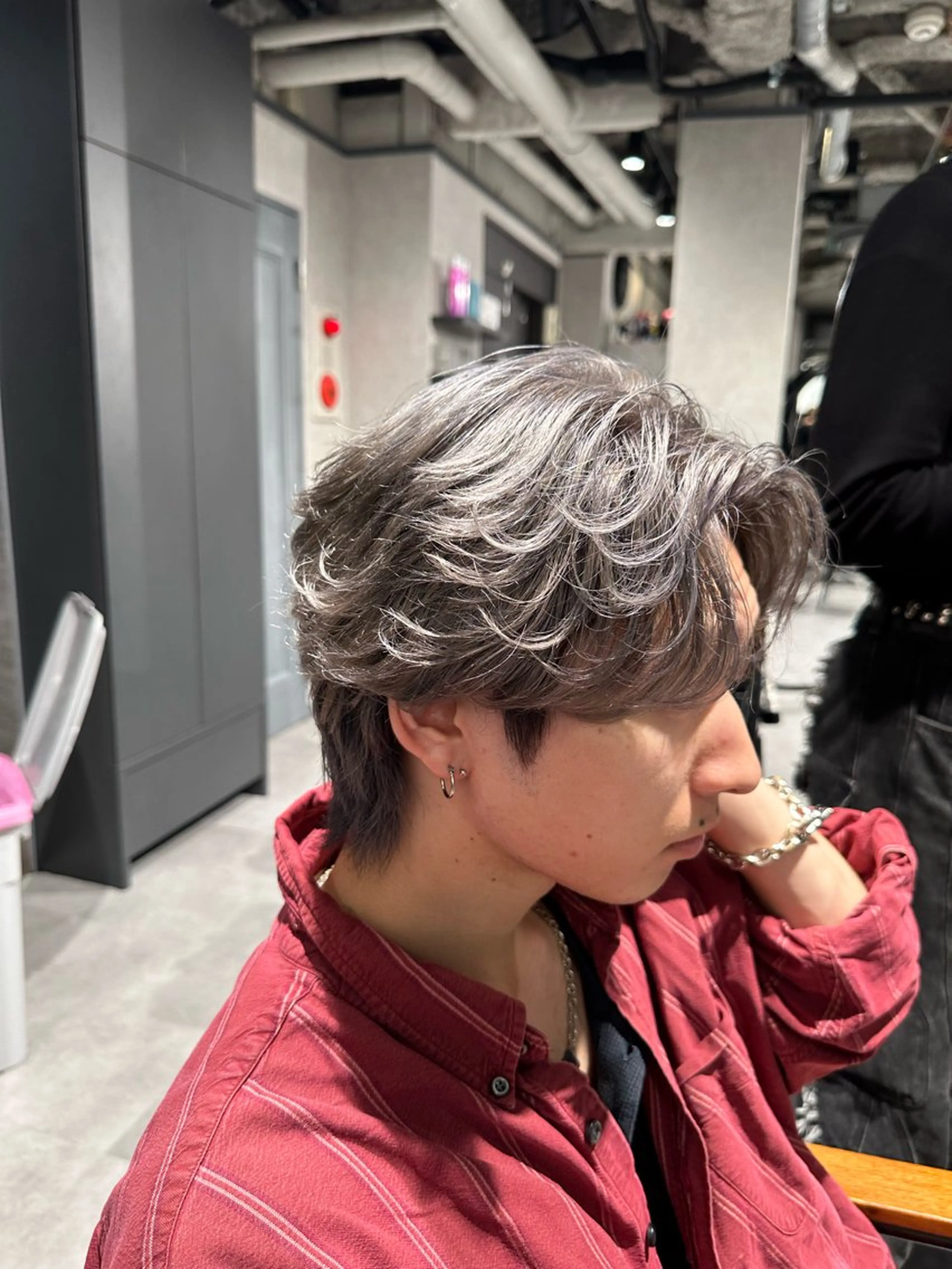 ミディアム カラー ヘアアレンジ メンズ メンズヘア静岡 ✂︎Ryuheiのヘアスタイル