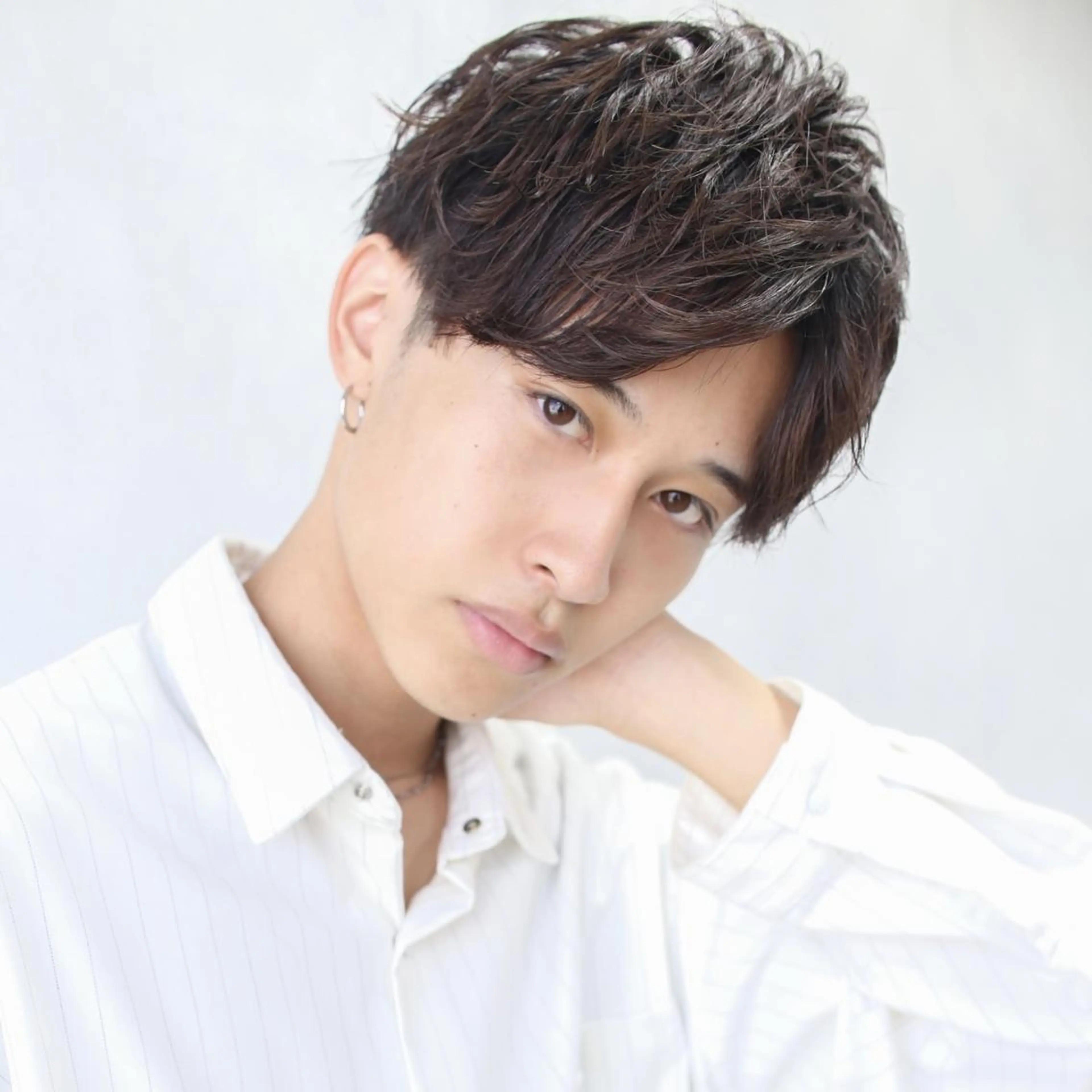 メンズ ショート カラー カット ヘアカラー Mens salon ANDYのヘアスタイル