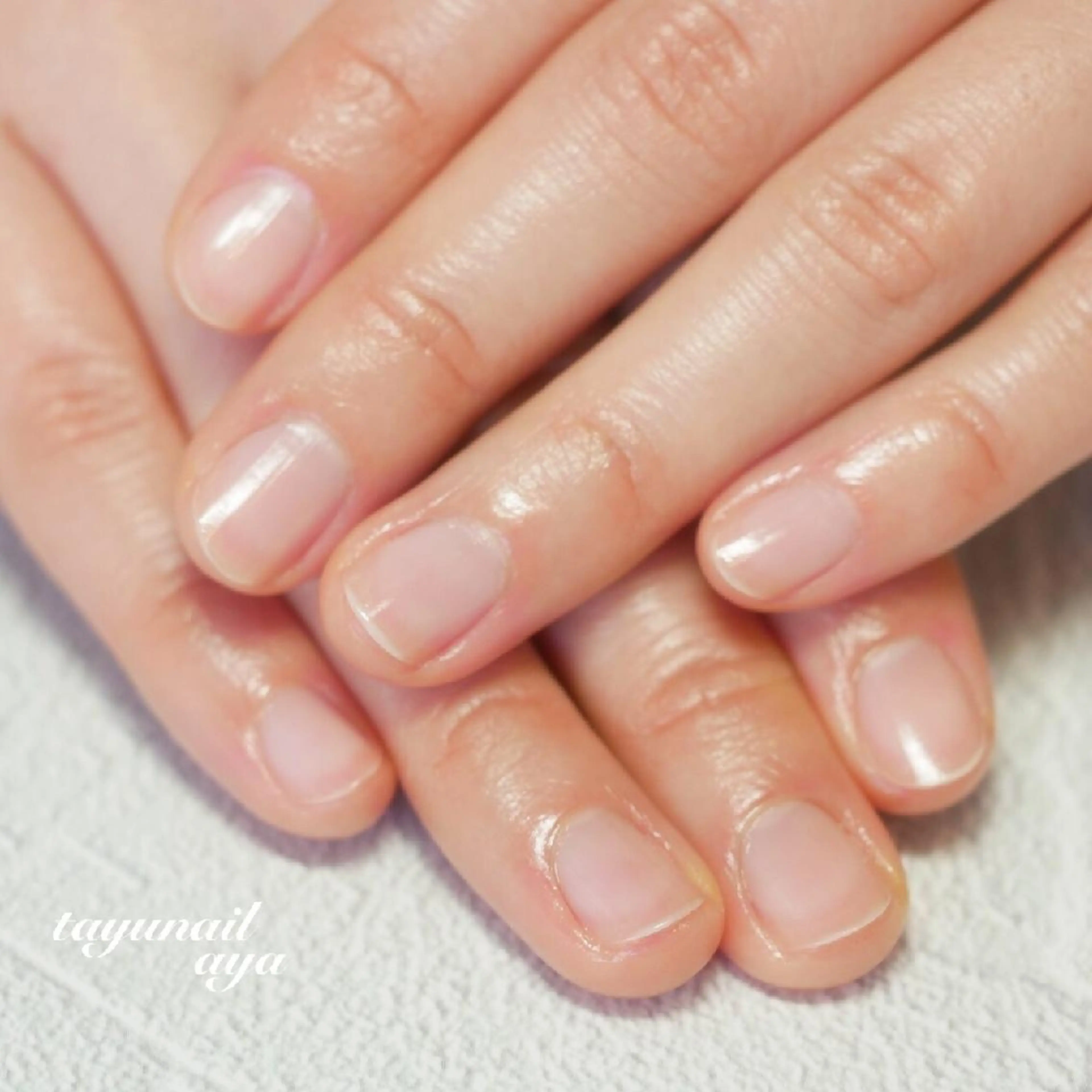 ネイル ブルー ジェルネイル パラジェル 冬ネイル ネイルサロン 【たゆnail】のネイルデザイン