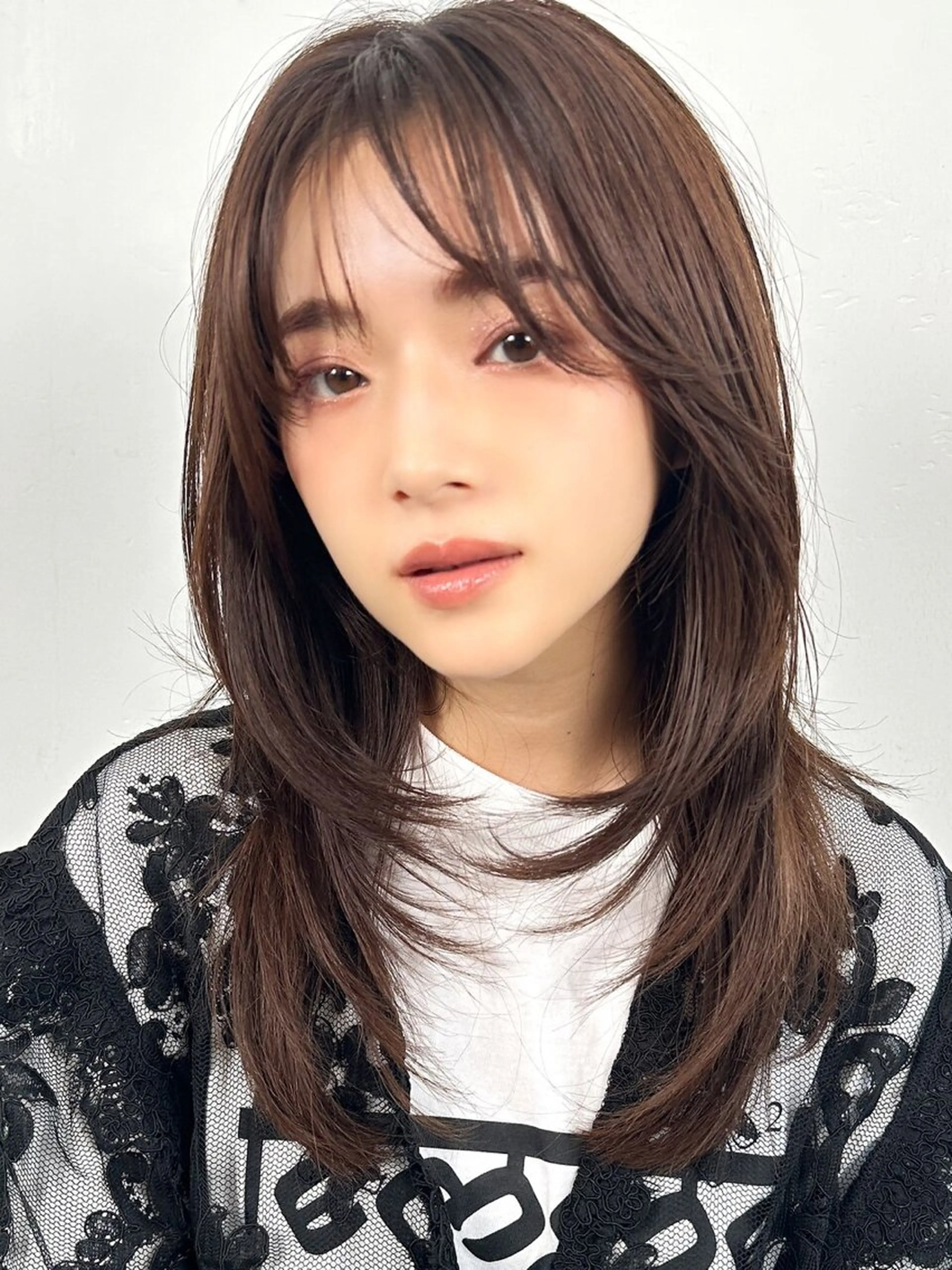 ロング カラー 💘韓国レイヤー上 品カラーruru💘のヘアスタイル