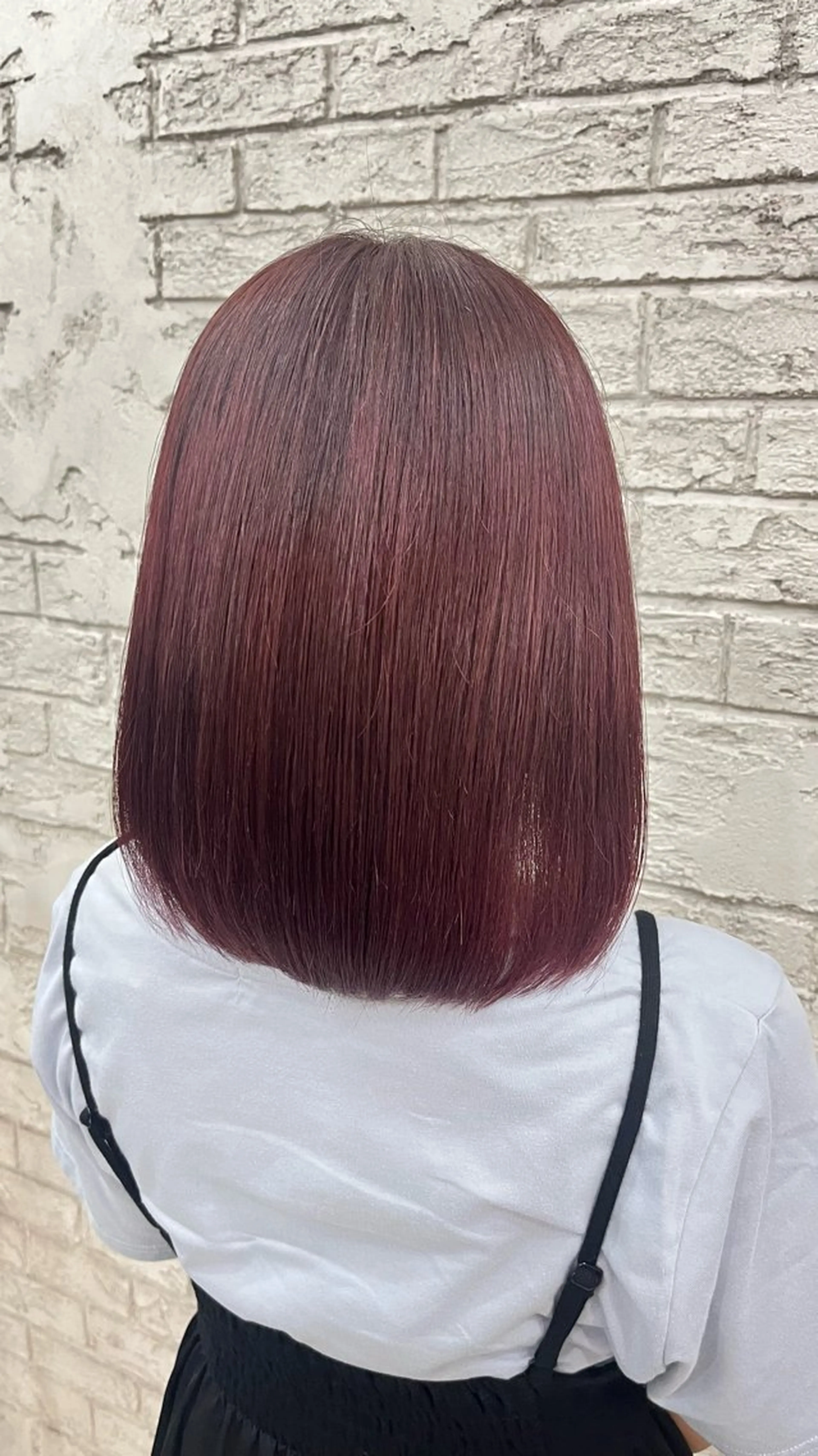 ミディアム 艶髪ブリーチカラー 💗manaka💗のヘアスタイル