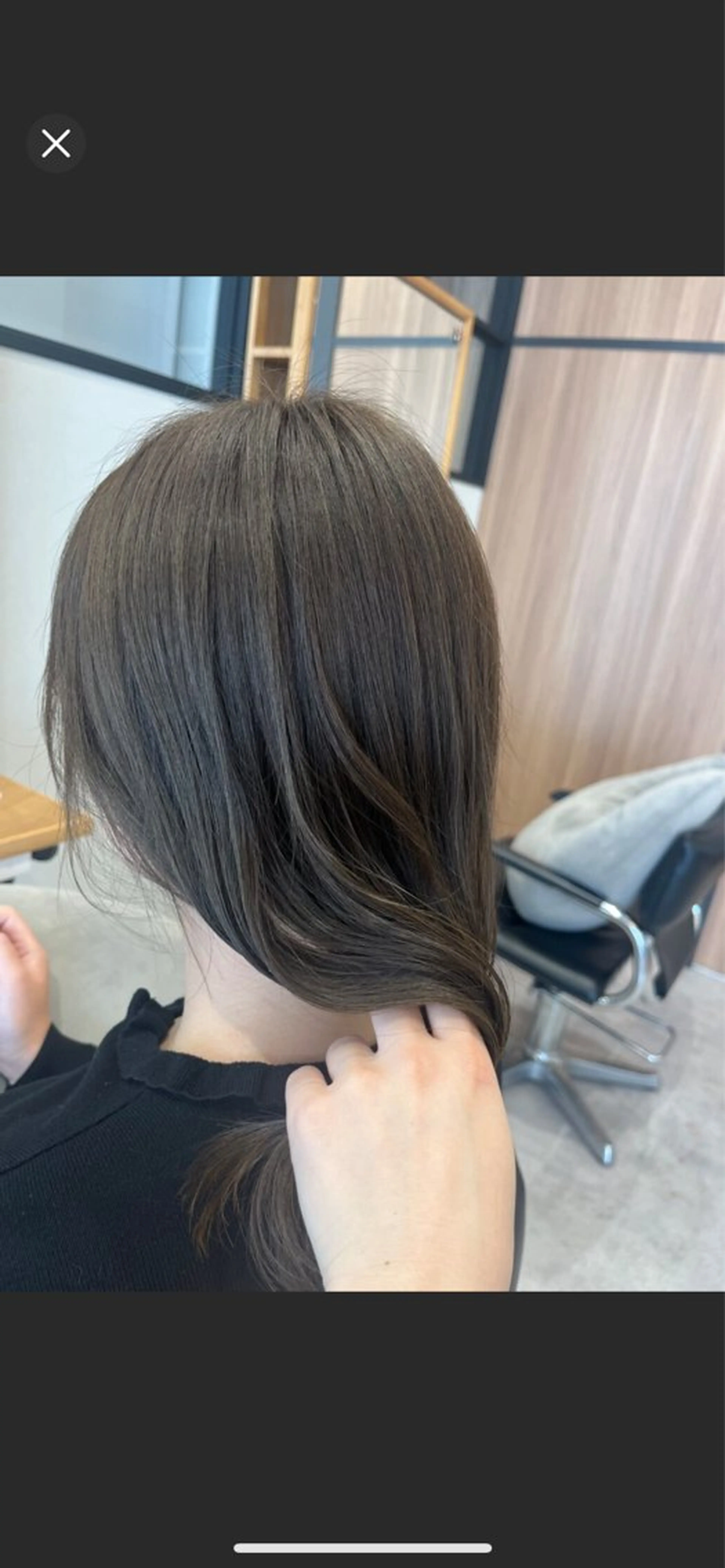 セミロング うる艶カラー asukaのヘアスタイル