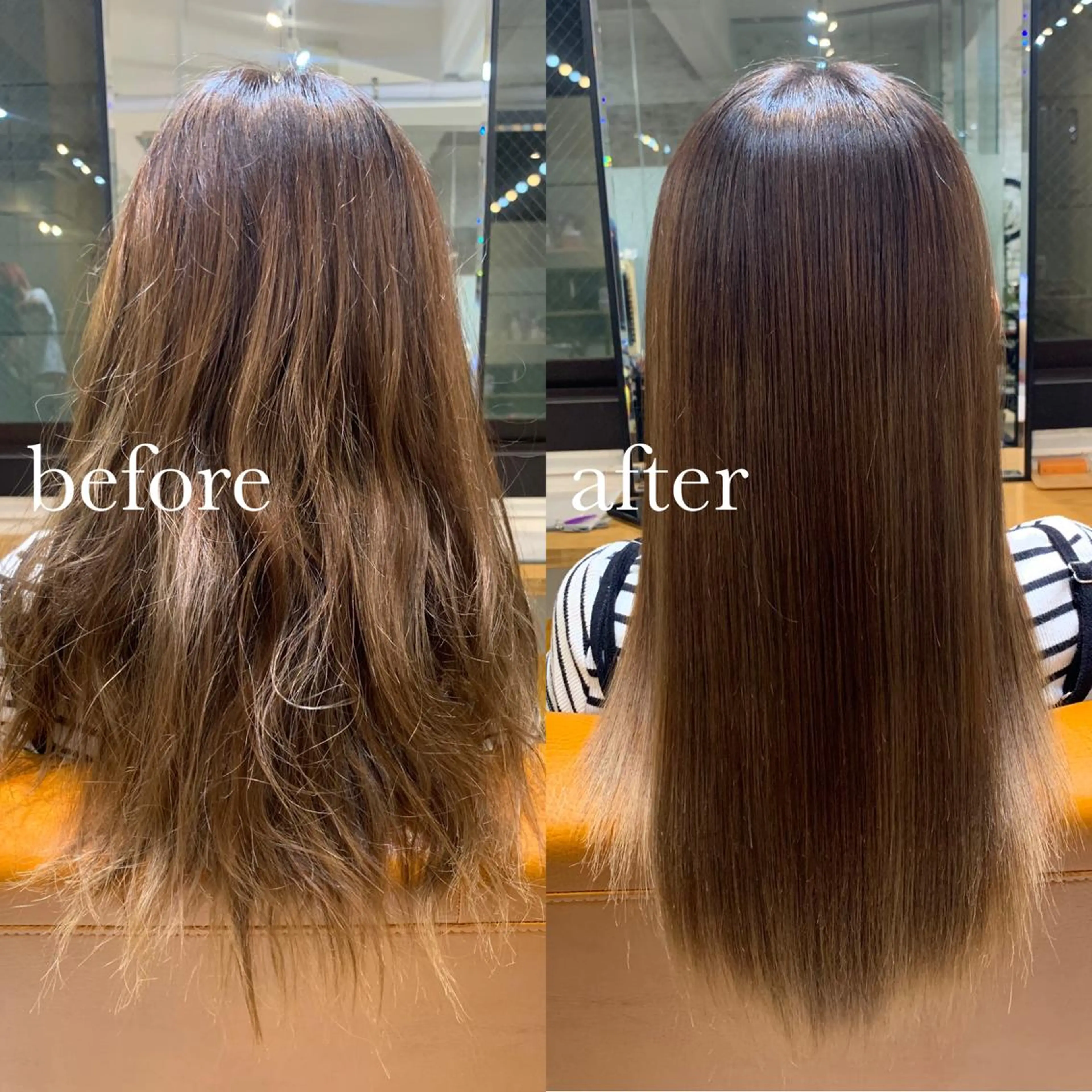 ロング ハイライト り ほのヘアスタイル