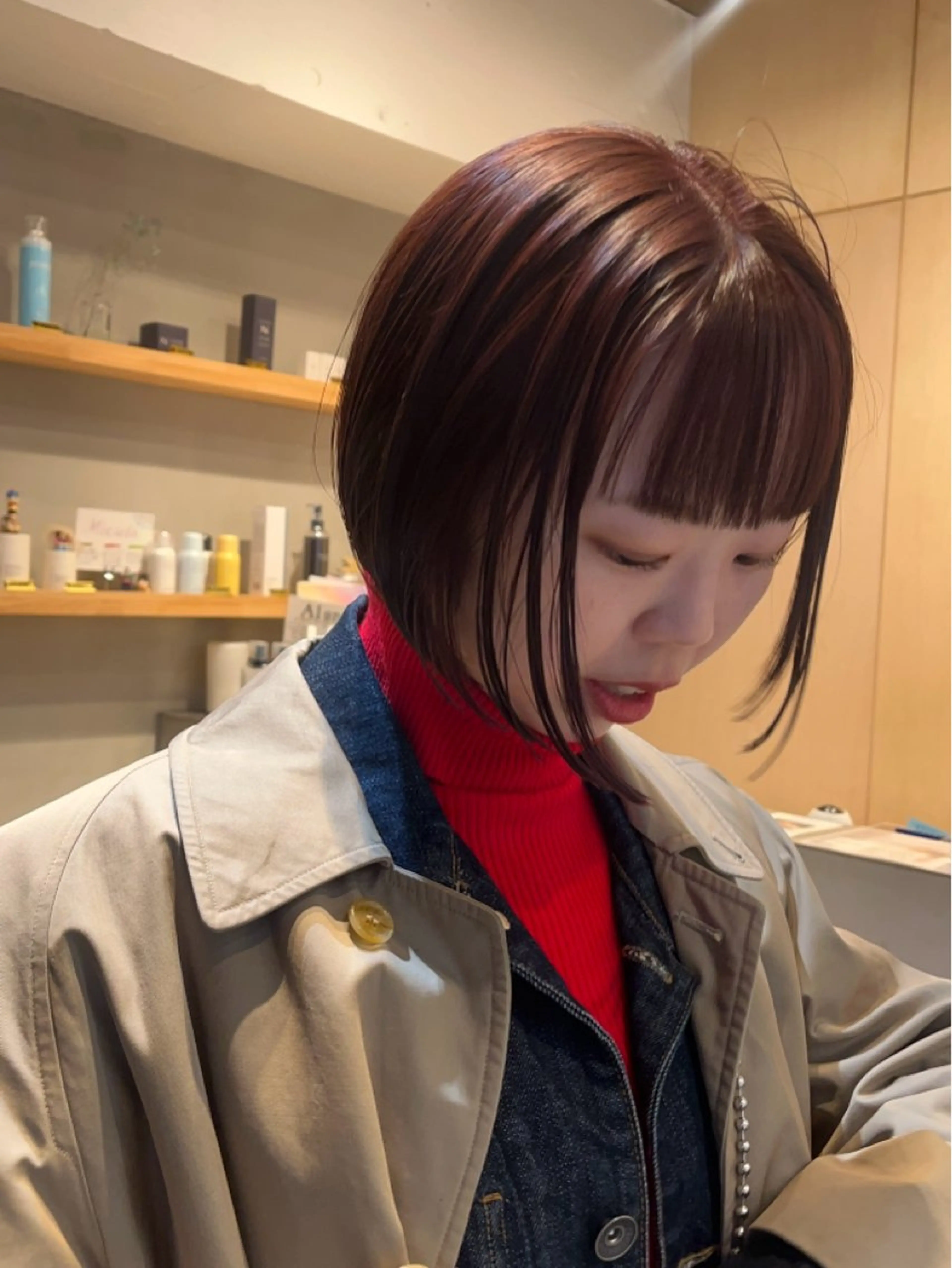 ショート カラー タカノ ノゾミのヘアスタイル