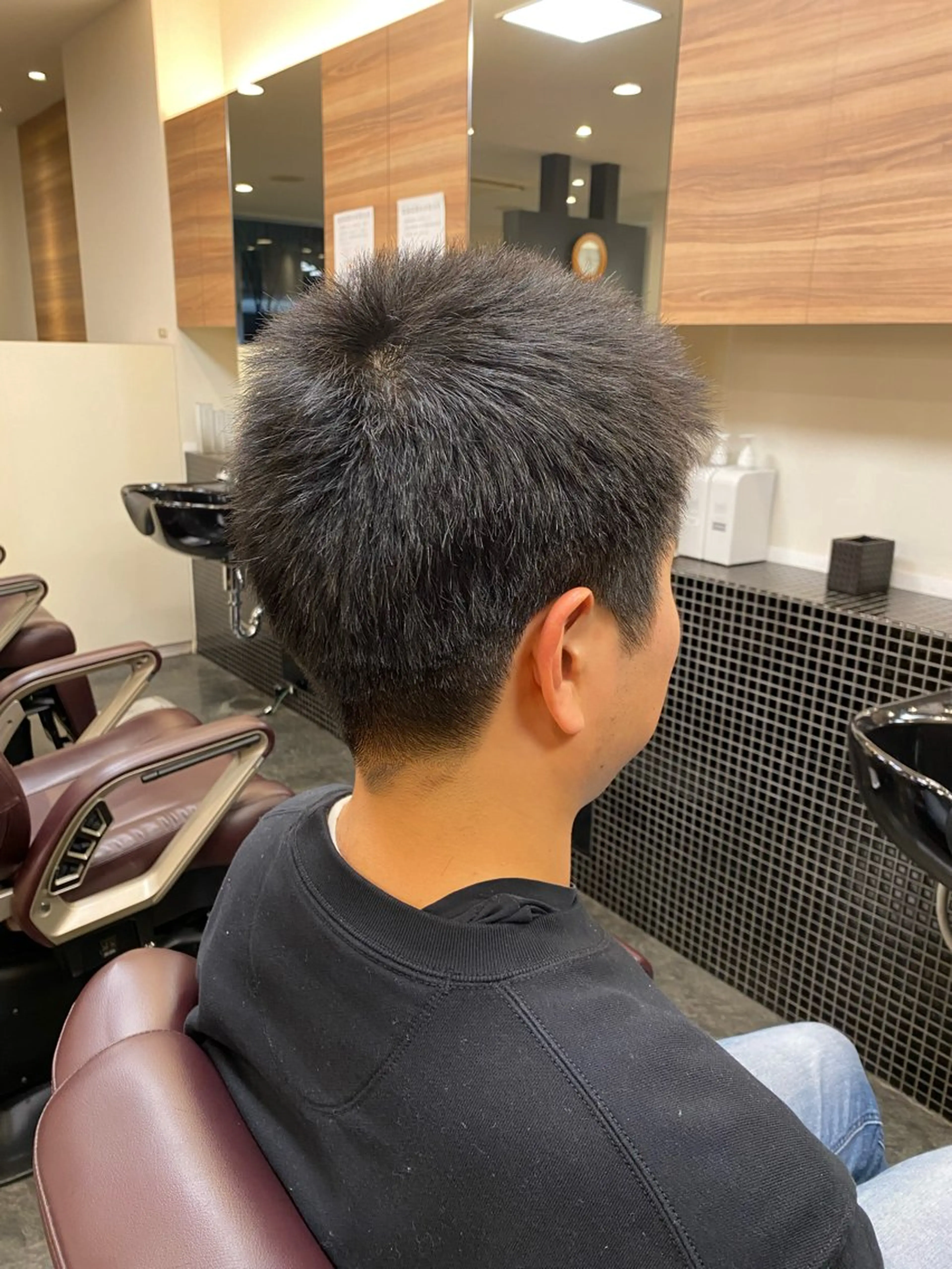 ショート メンズ メンズカット０円 モデル募集野田阪神のヘアスタイル