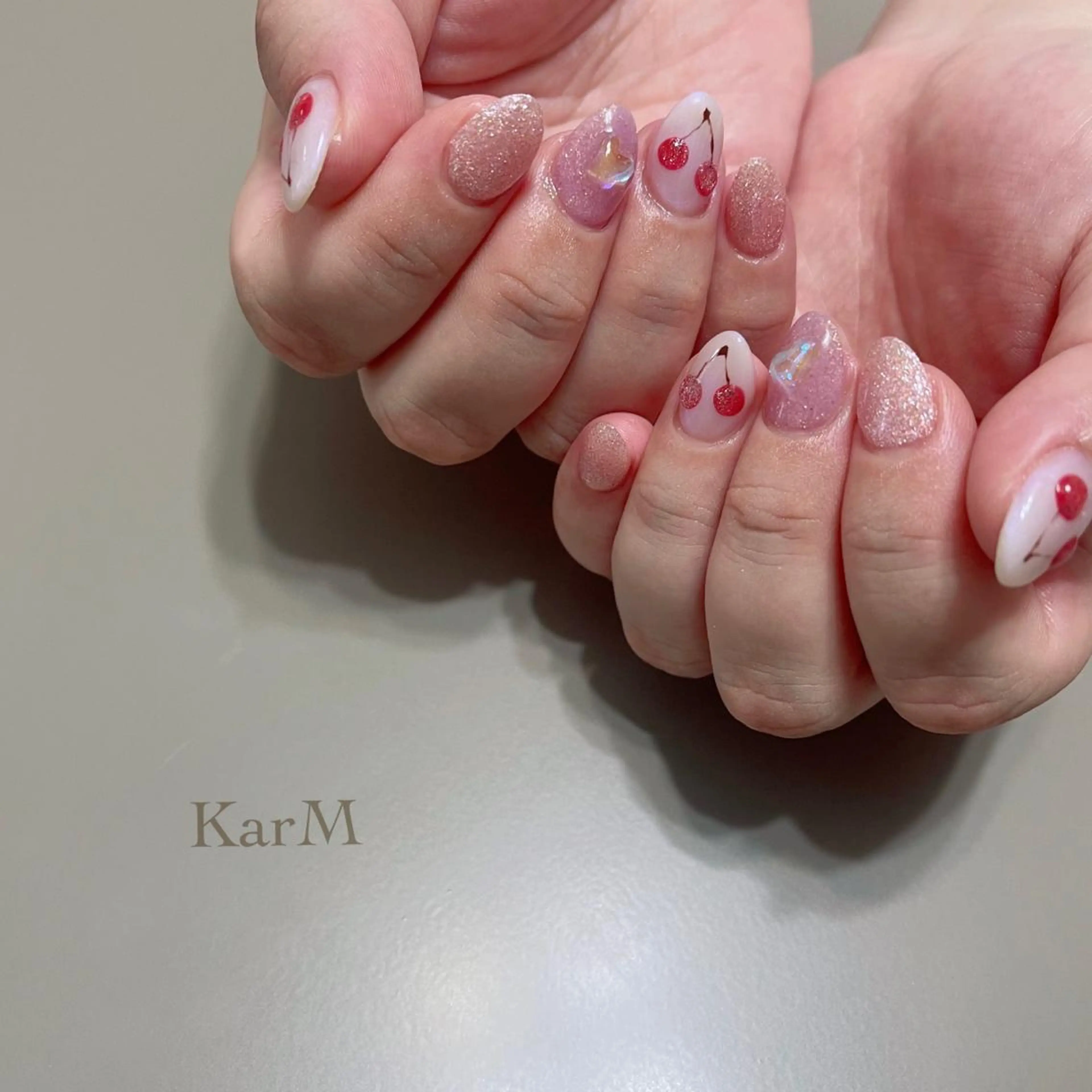 ネイル アートネイル オーロラネイル チークネイル フットネイル フレンチネイル ハンドネイル ogino karinのネイルデザイン