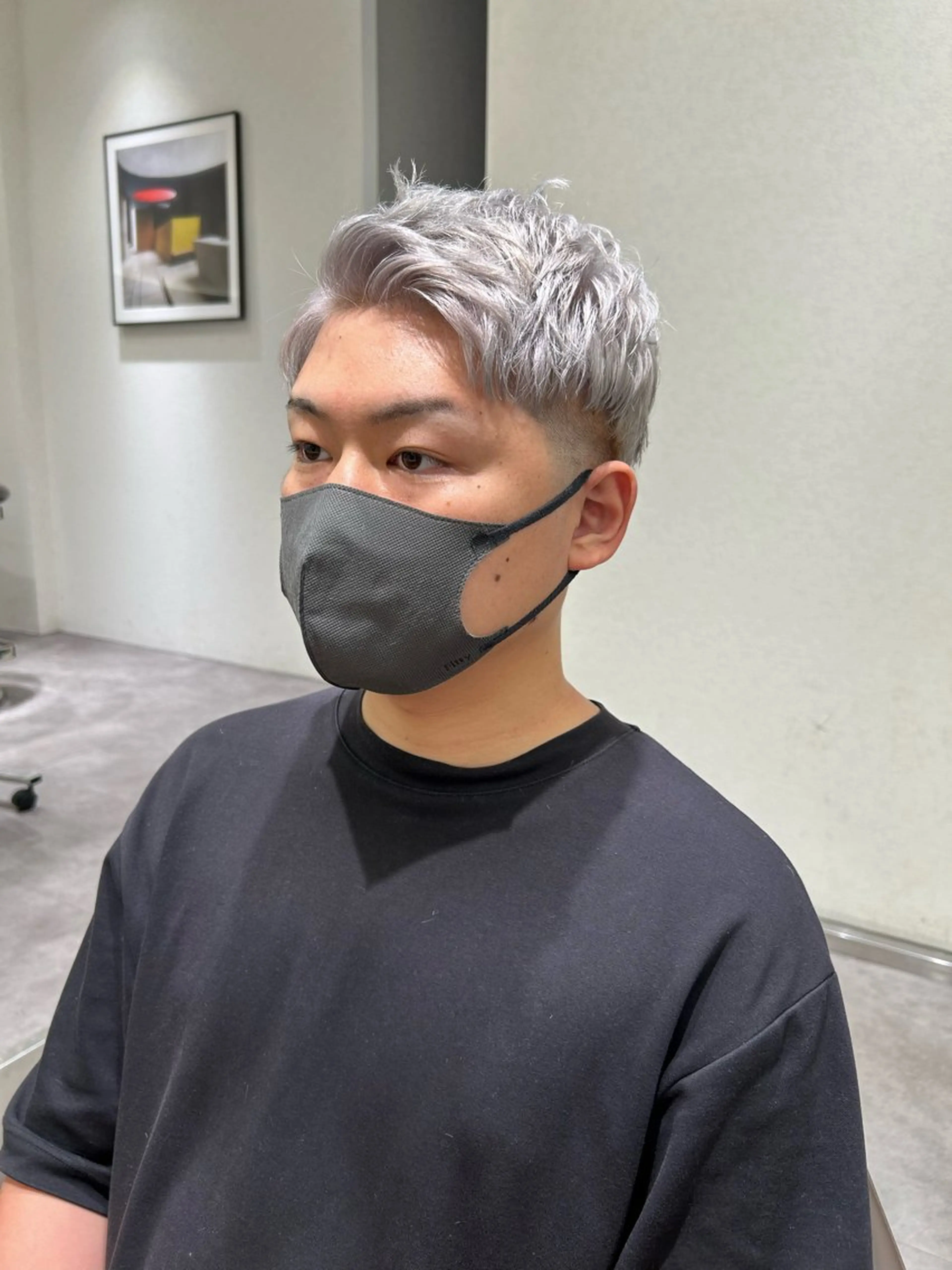 💇🏼【メンズ】 ブリーチ+艶カラー✨️✨️の写真