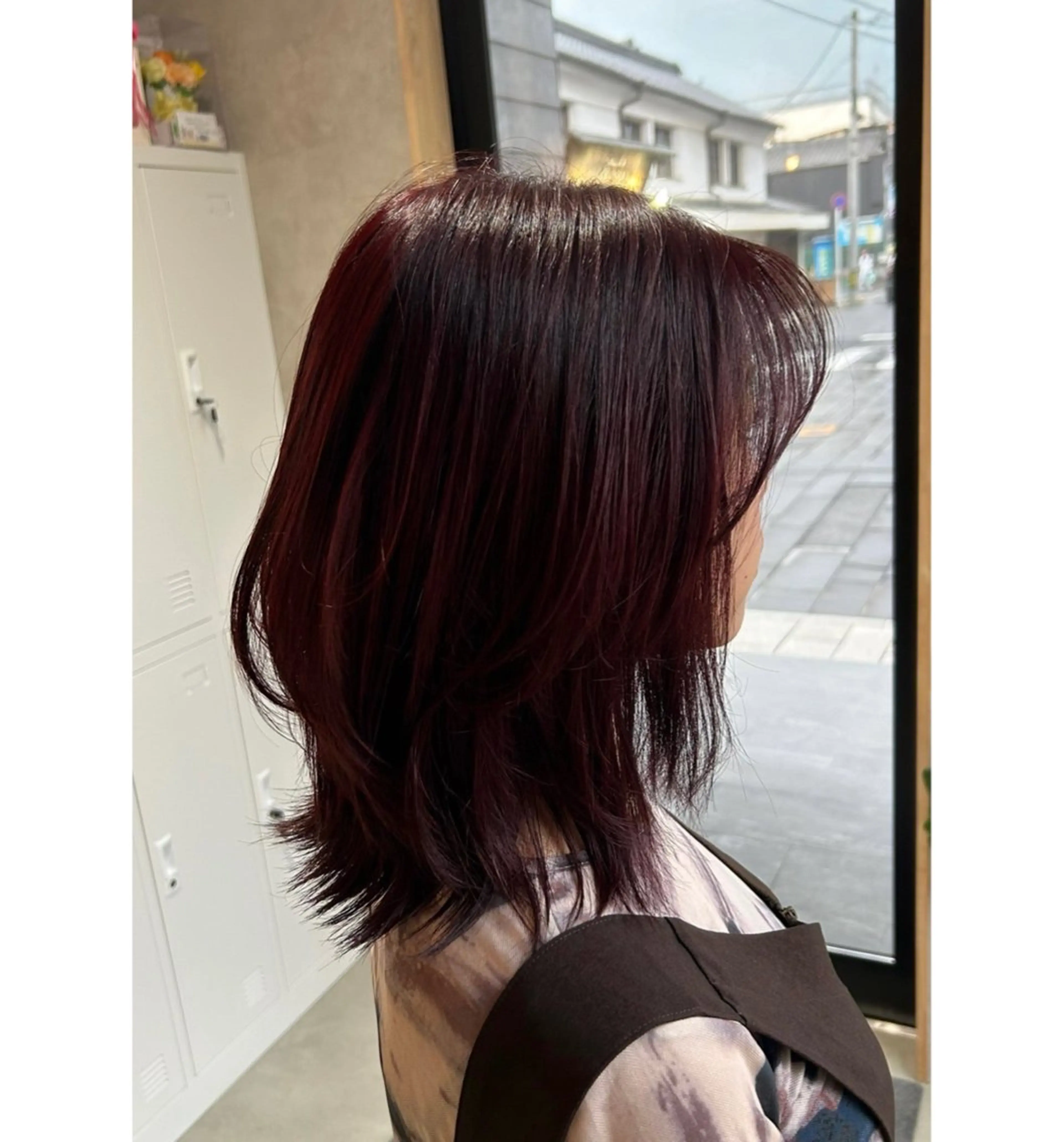 ミディアム カラー nook.【ヌーク】所属・アヤカ assistantのヘアスタイル