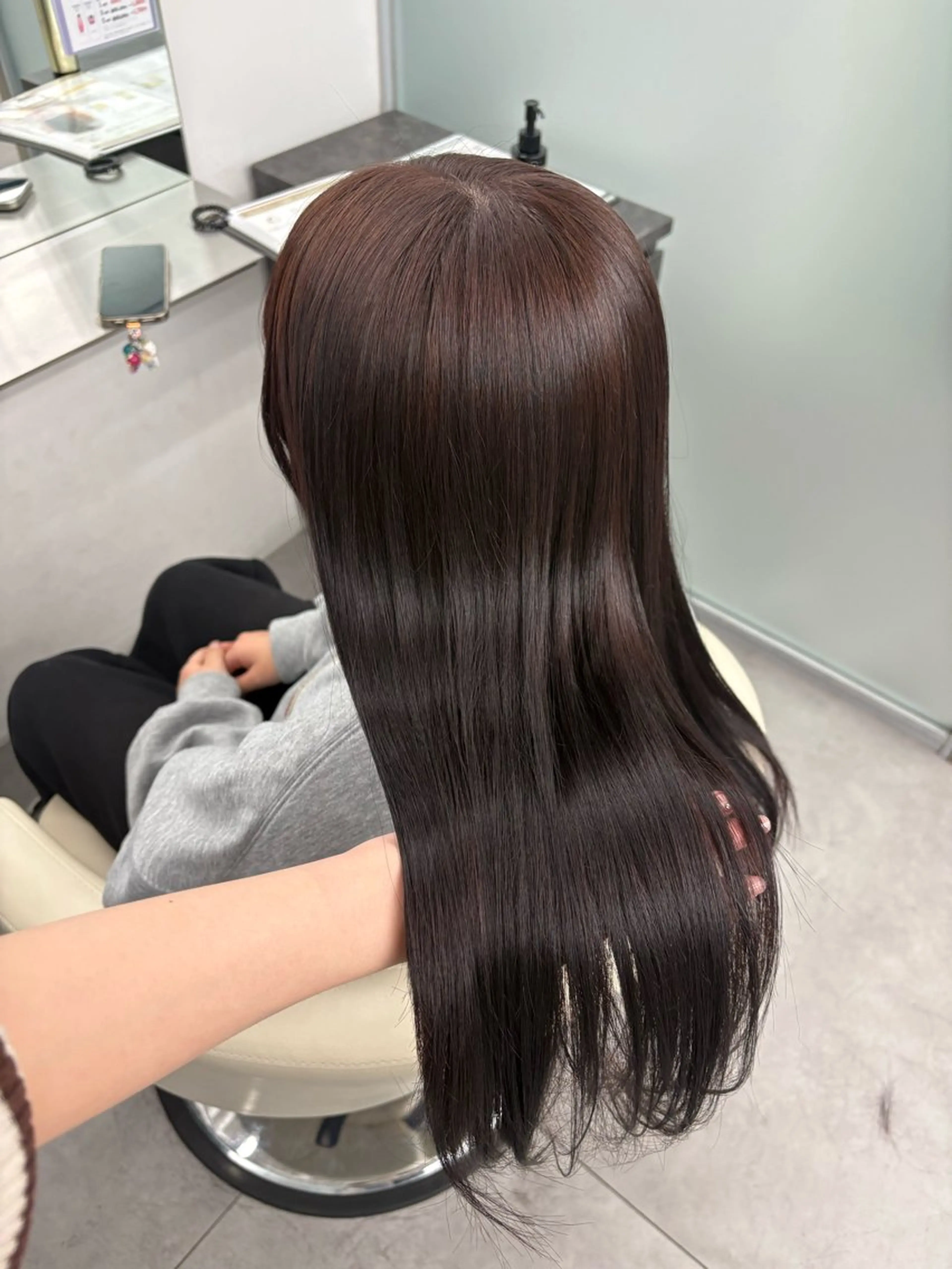 ロング カラー ヘアカラー トレンド甘めガーリー Mizuki☁️🫧のヘアスタイル