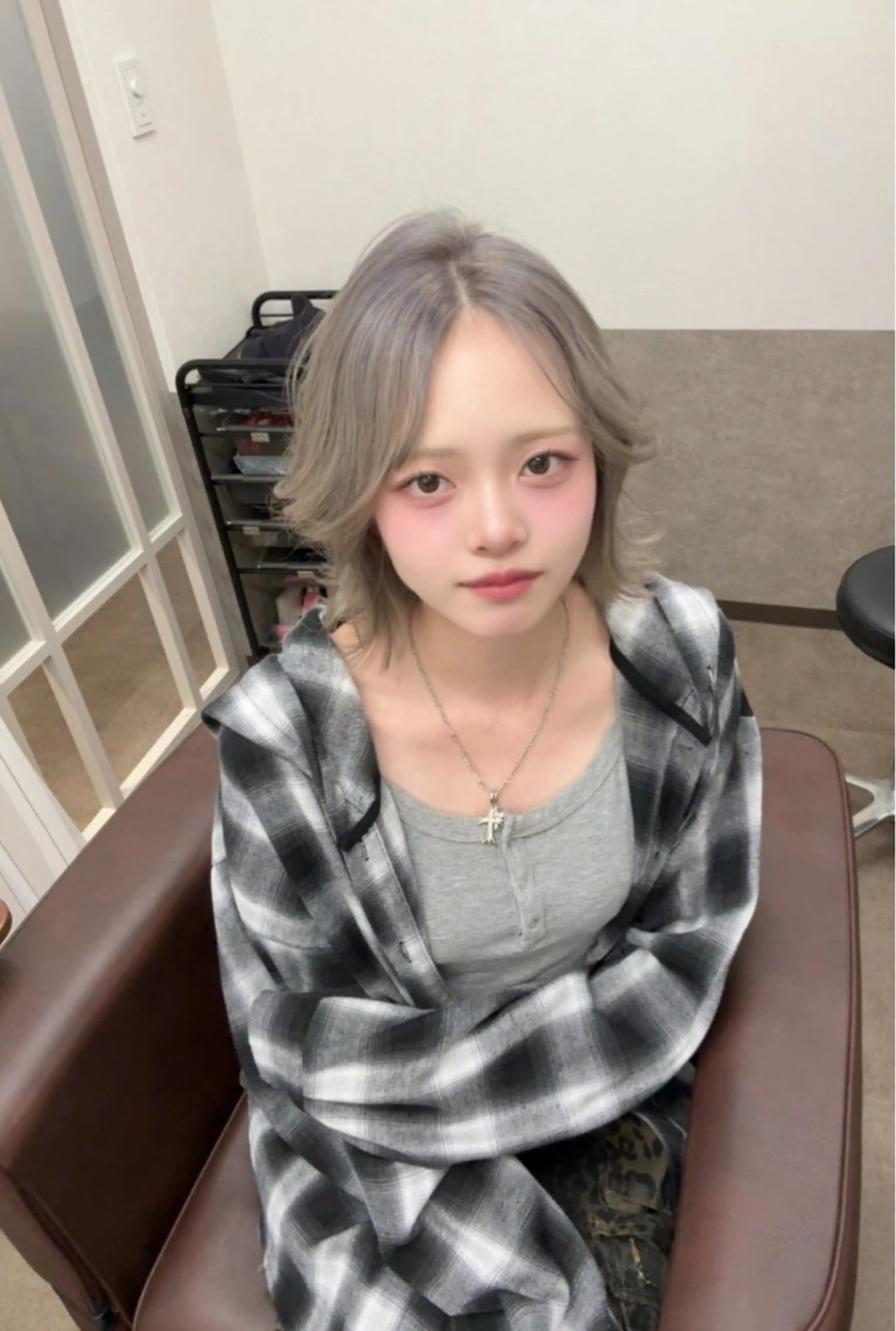 ショート カラー カット ヘアカラー トリートメント レイヤーカット/ 縮毛矯正🇰🇷早坂のヘアスタイル