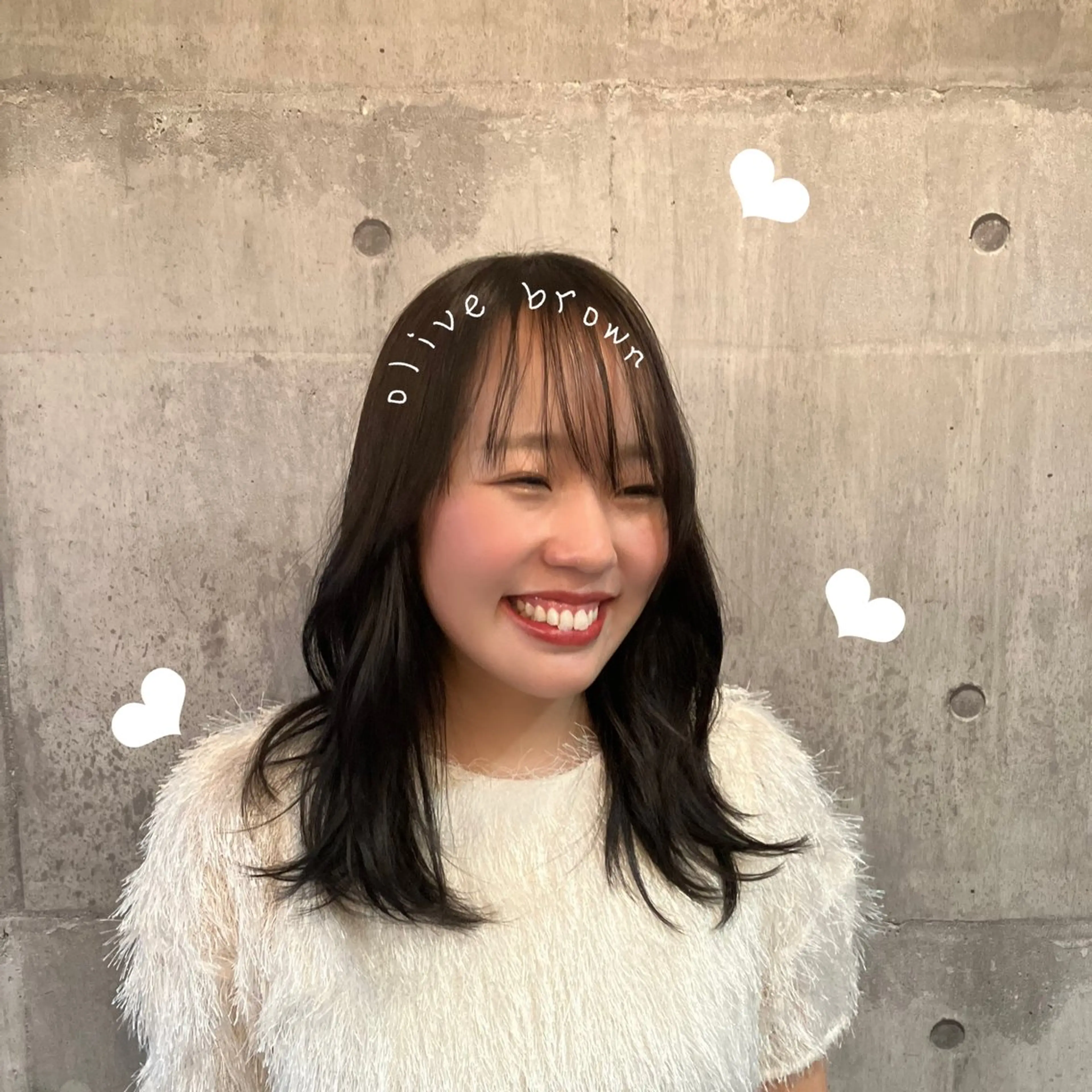 ロング カラー ブリーチ ブラウンカラー 透明感カラー ブリーチなしカラー オリーブブラウン 天使の輪໒꒱⋆ﾟ 量産中🎀のヘアスタイル