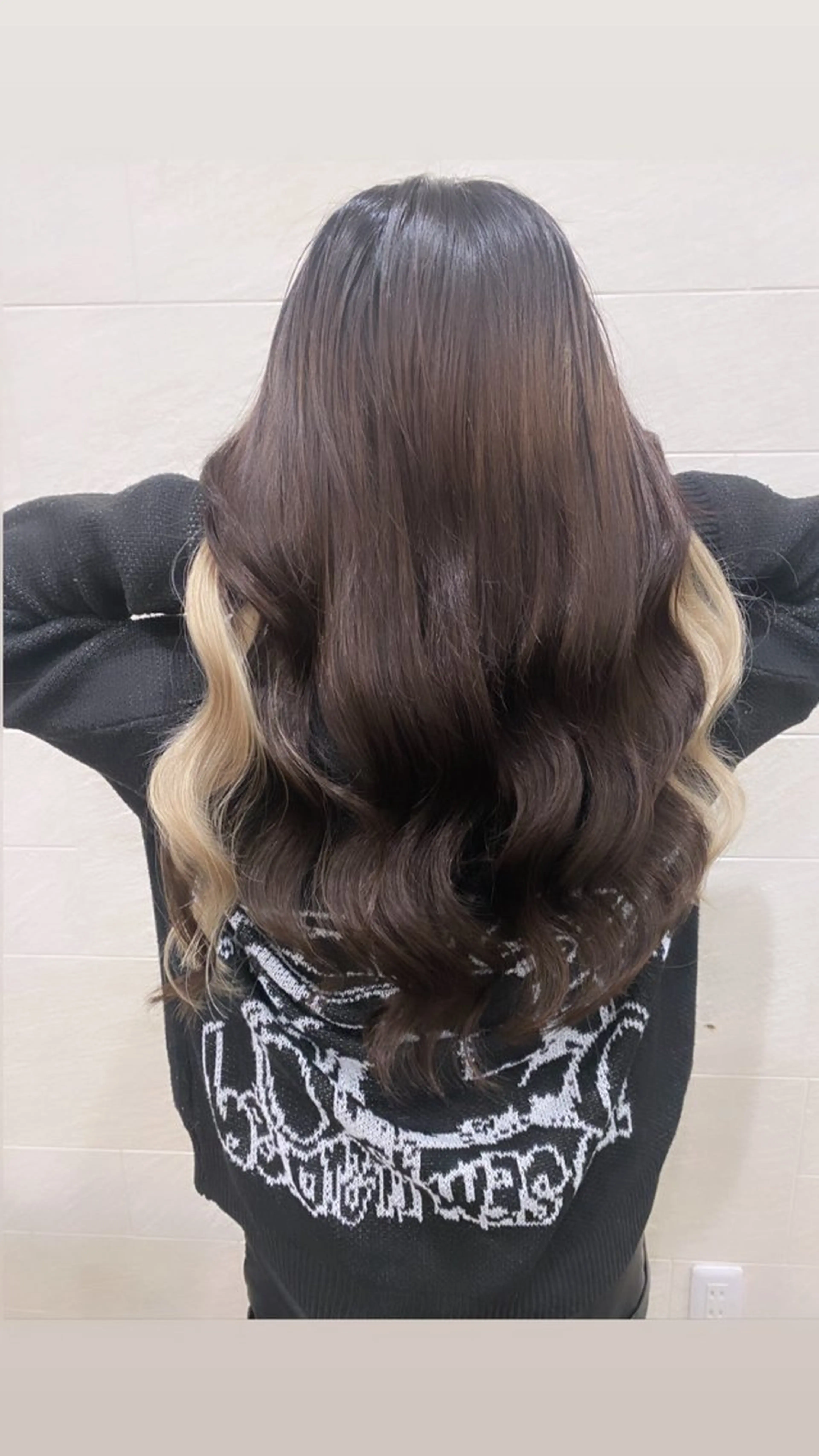 ロング エクステ ヘアカラー トリートメント エクステ Yurika /グランディールのヘアスタイル