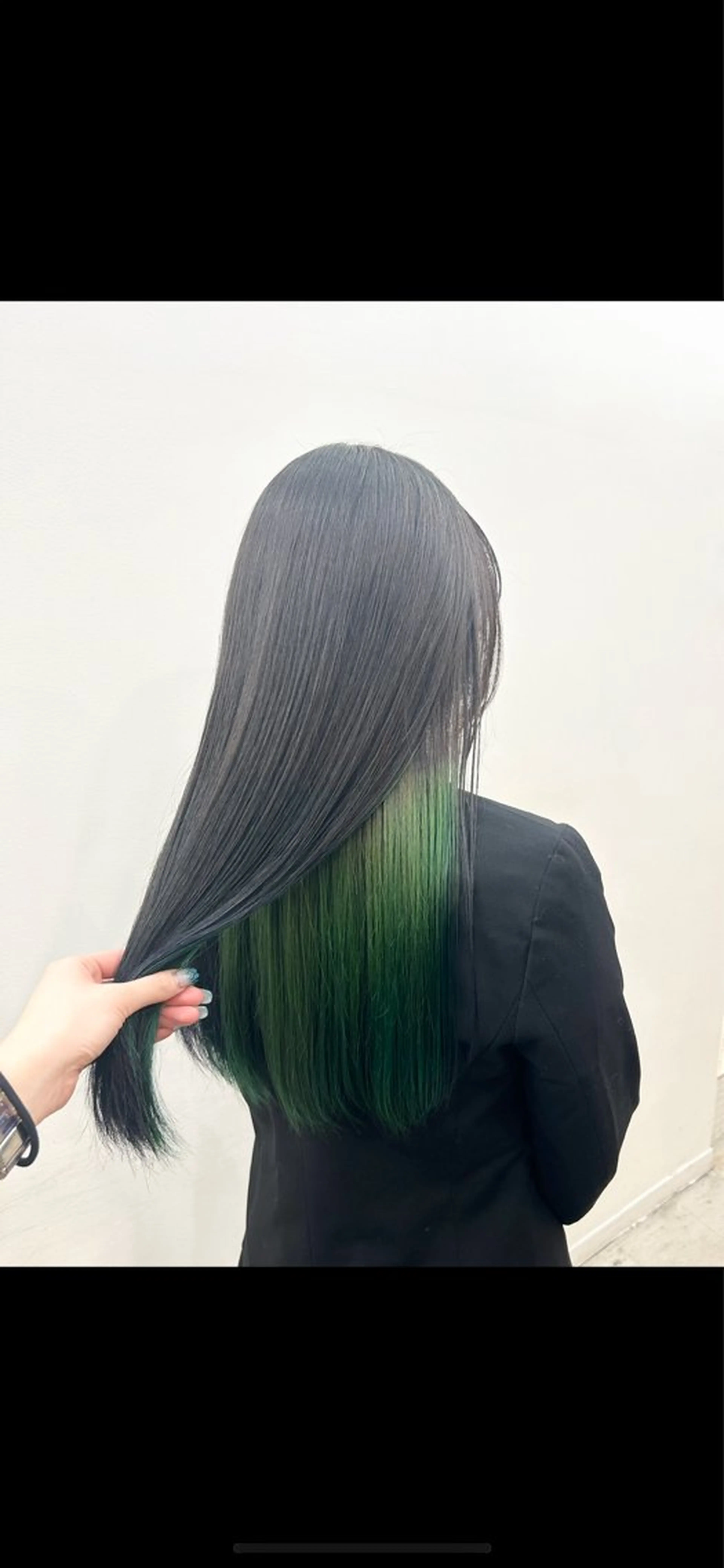 ロング ボブ エクステ 外国人風カラー レイヤーカット ヘアカラー トリートメント MiRI💜地毛級 エクステ✖似合わせ技のヘアスタイル
