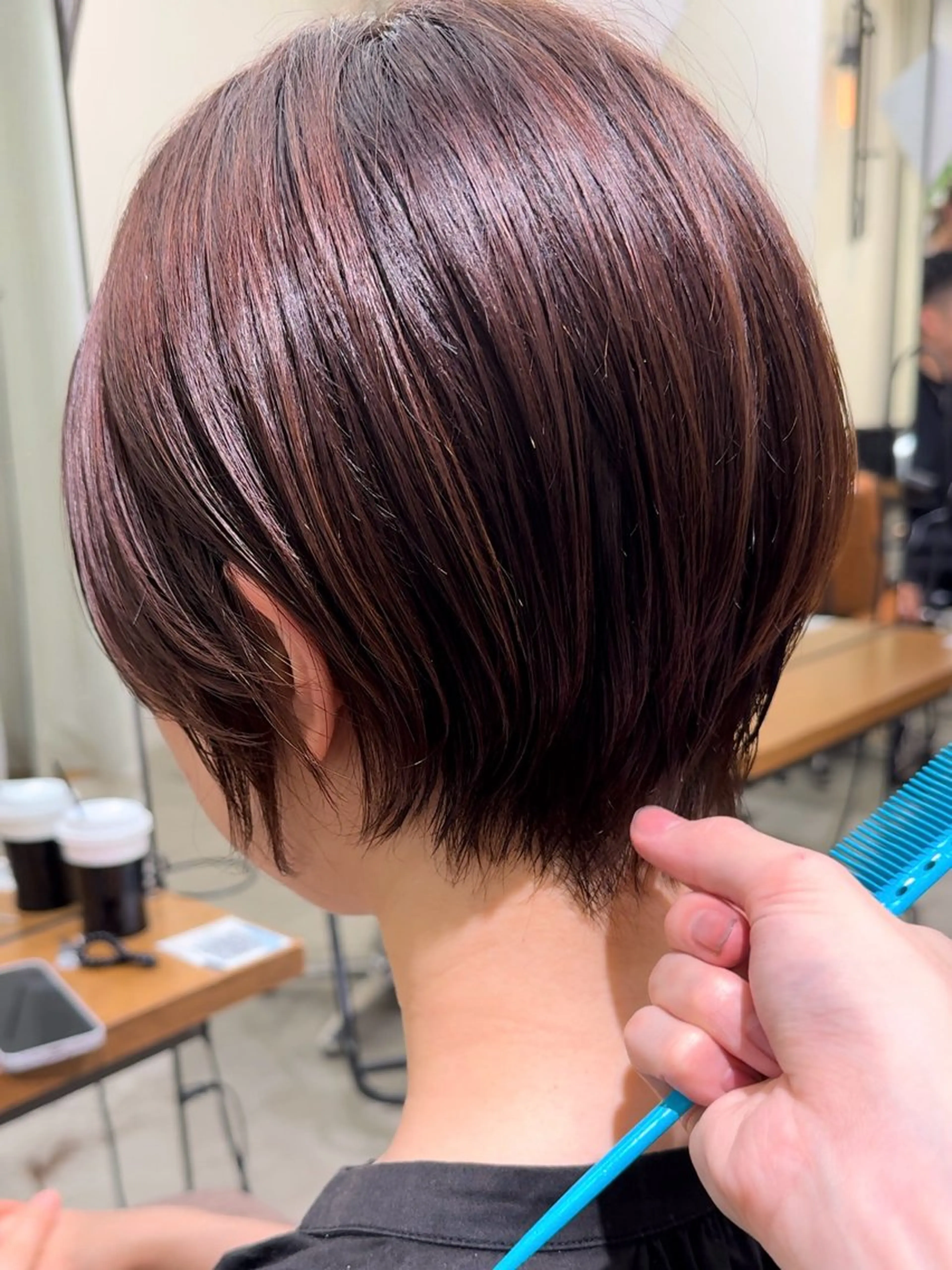 ショート 🎀艶カラー¦髪質 改善🎀ayane♥のヘアスタイル