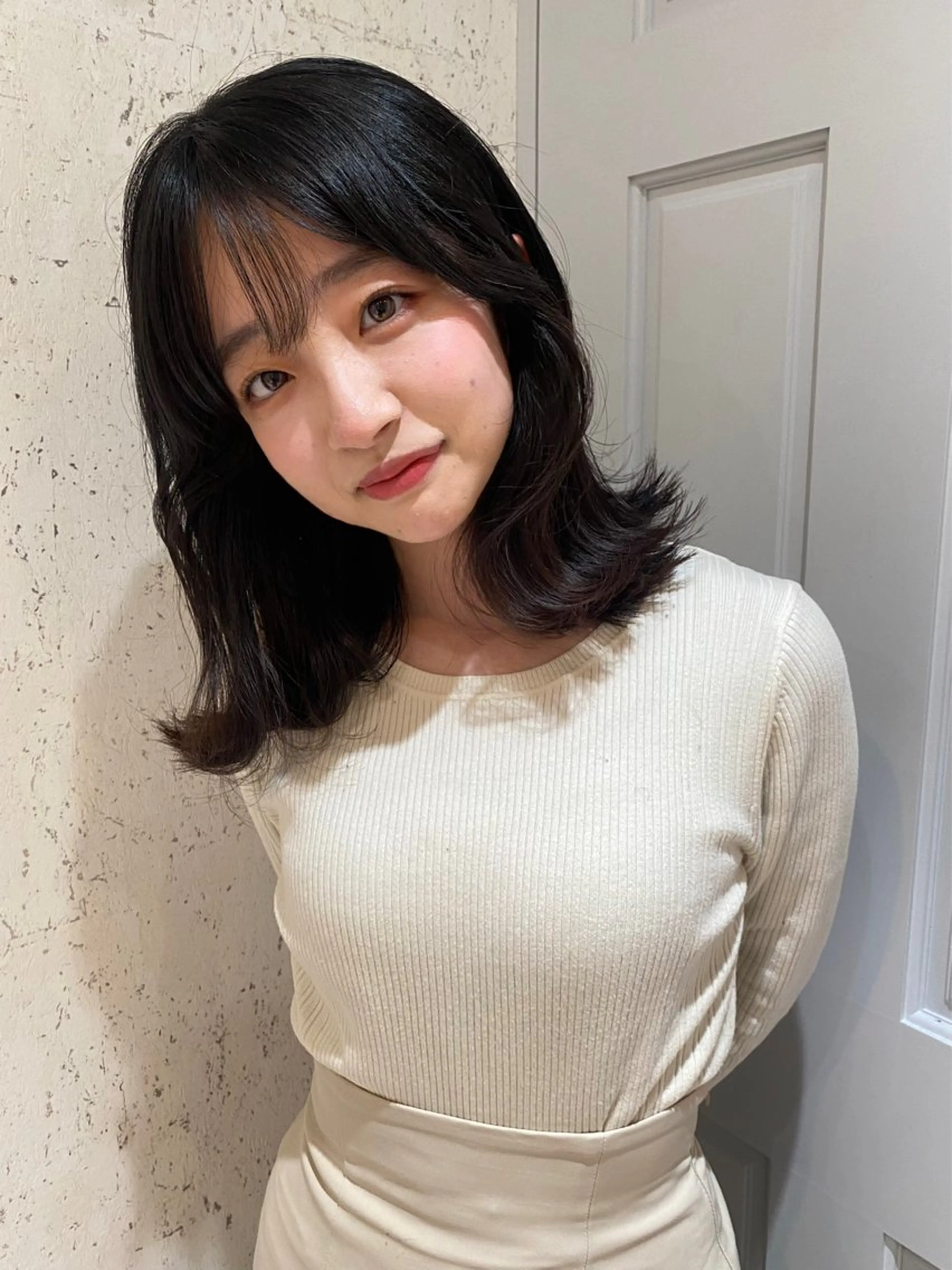 ミディアム カラー トリートメント カット トリートメント mai / linoah˚✧のヘアスタイル