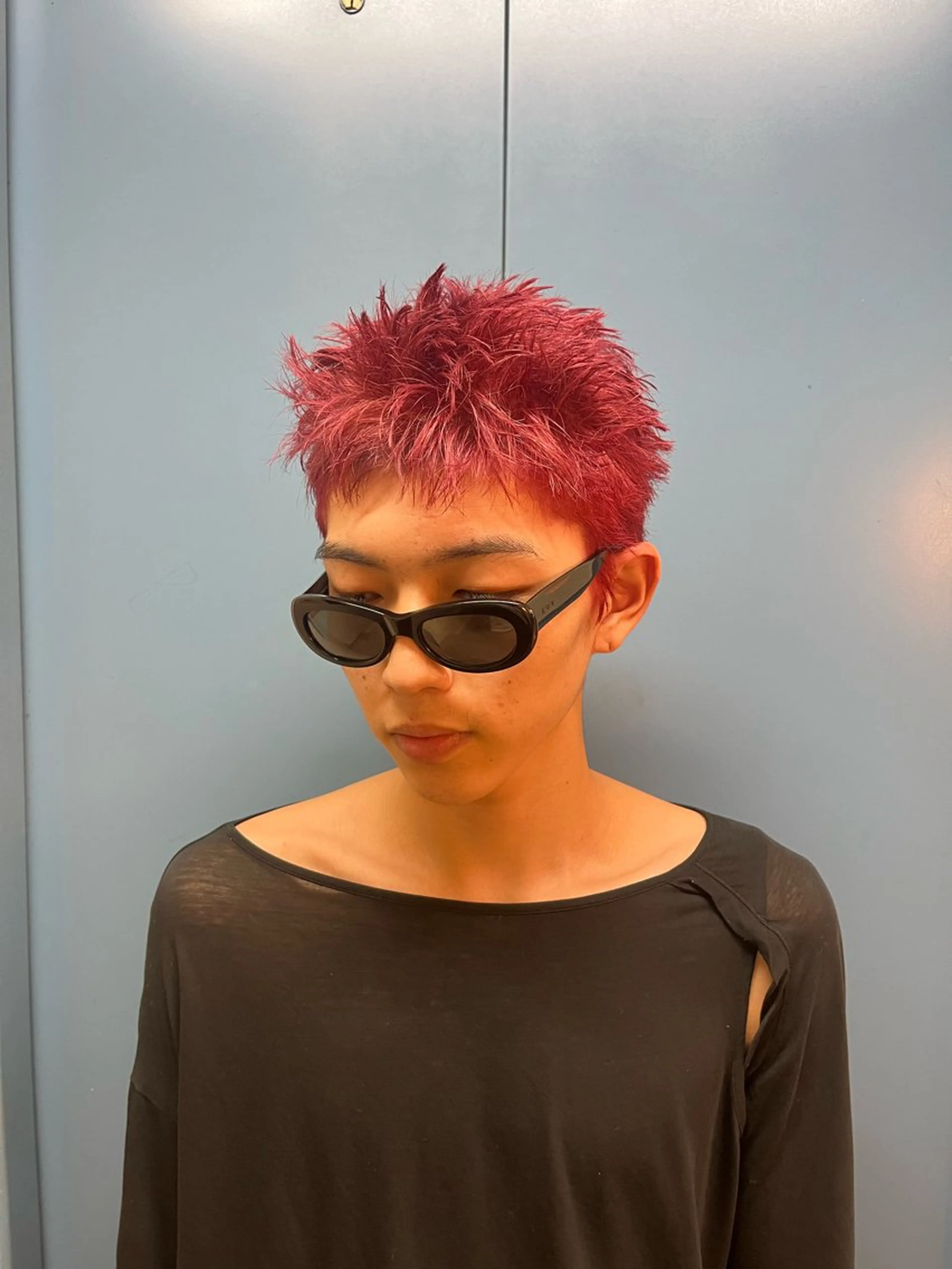 ショート カラー メンズ メンズブリーチ ブリーチ 阿世賀 隆太のヘアスタイル