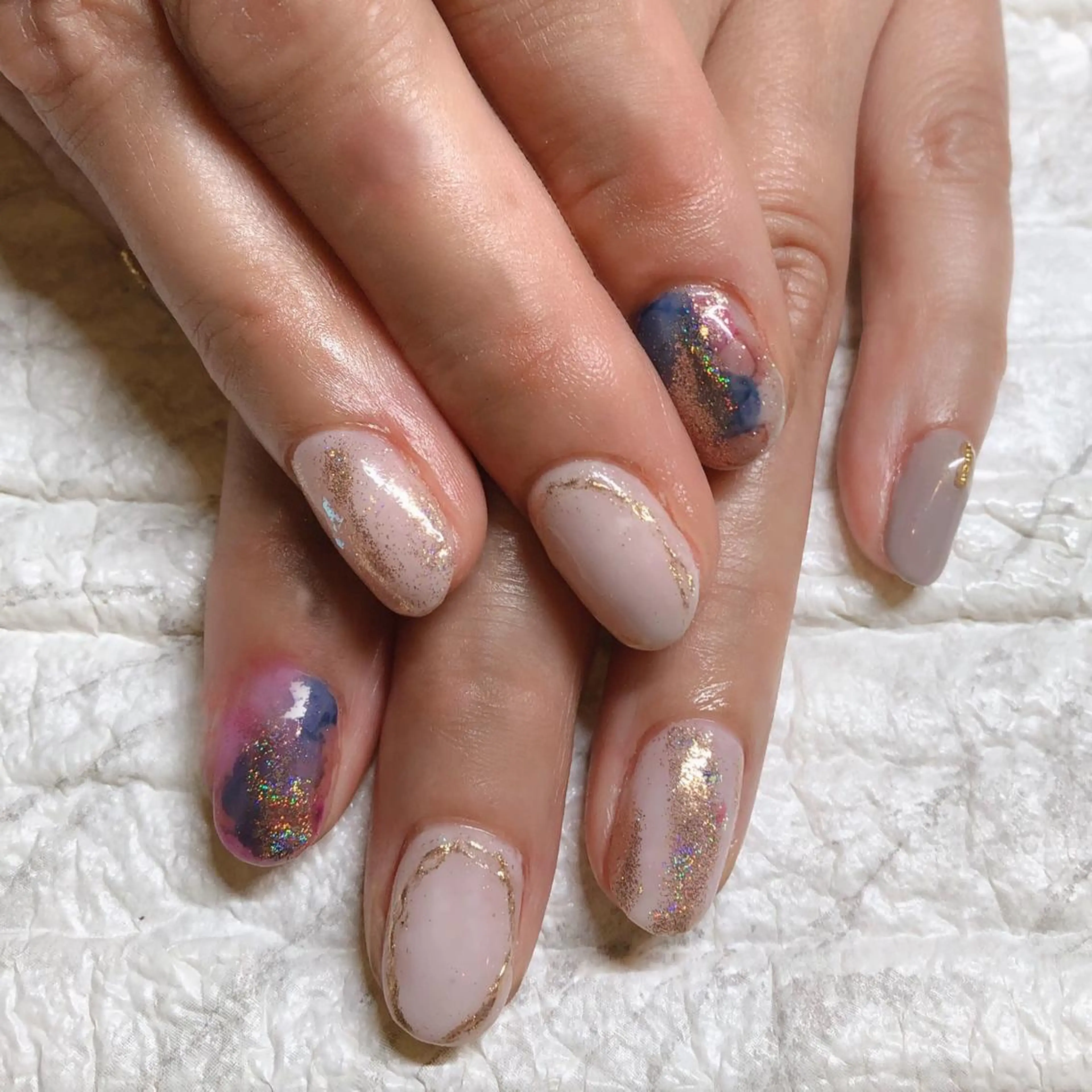 ネイル ニュアンスネイル 中川 ほののネイルデザイン