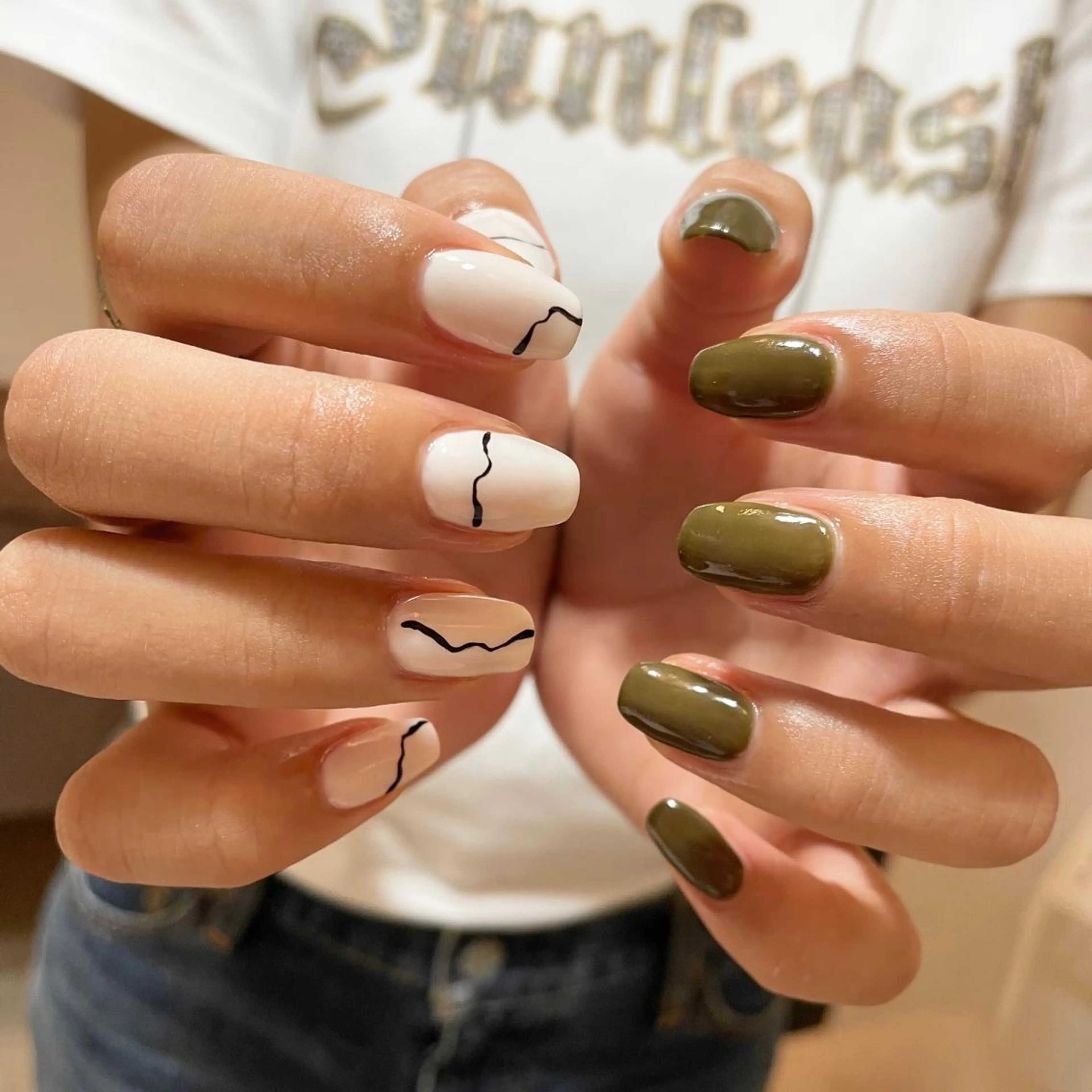 ネイル シンプルネイル ハンドネイル ハンドケア cerapiage mizukiのネイルデザイン