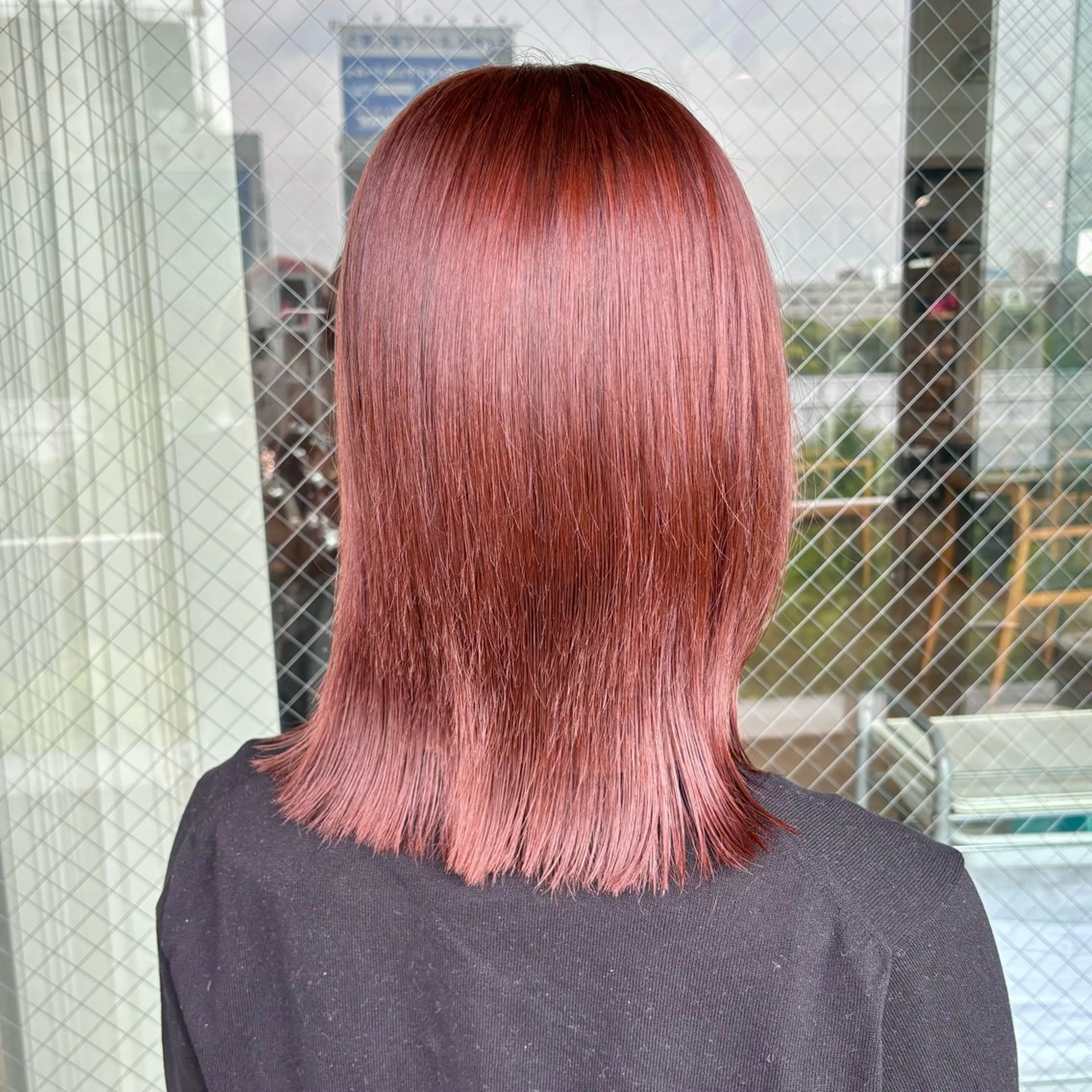 ミディアム カラー 💫miyu💫デザ インカラー/アレンジのヘアスタイル