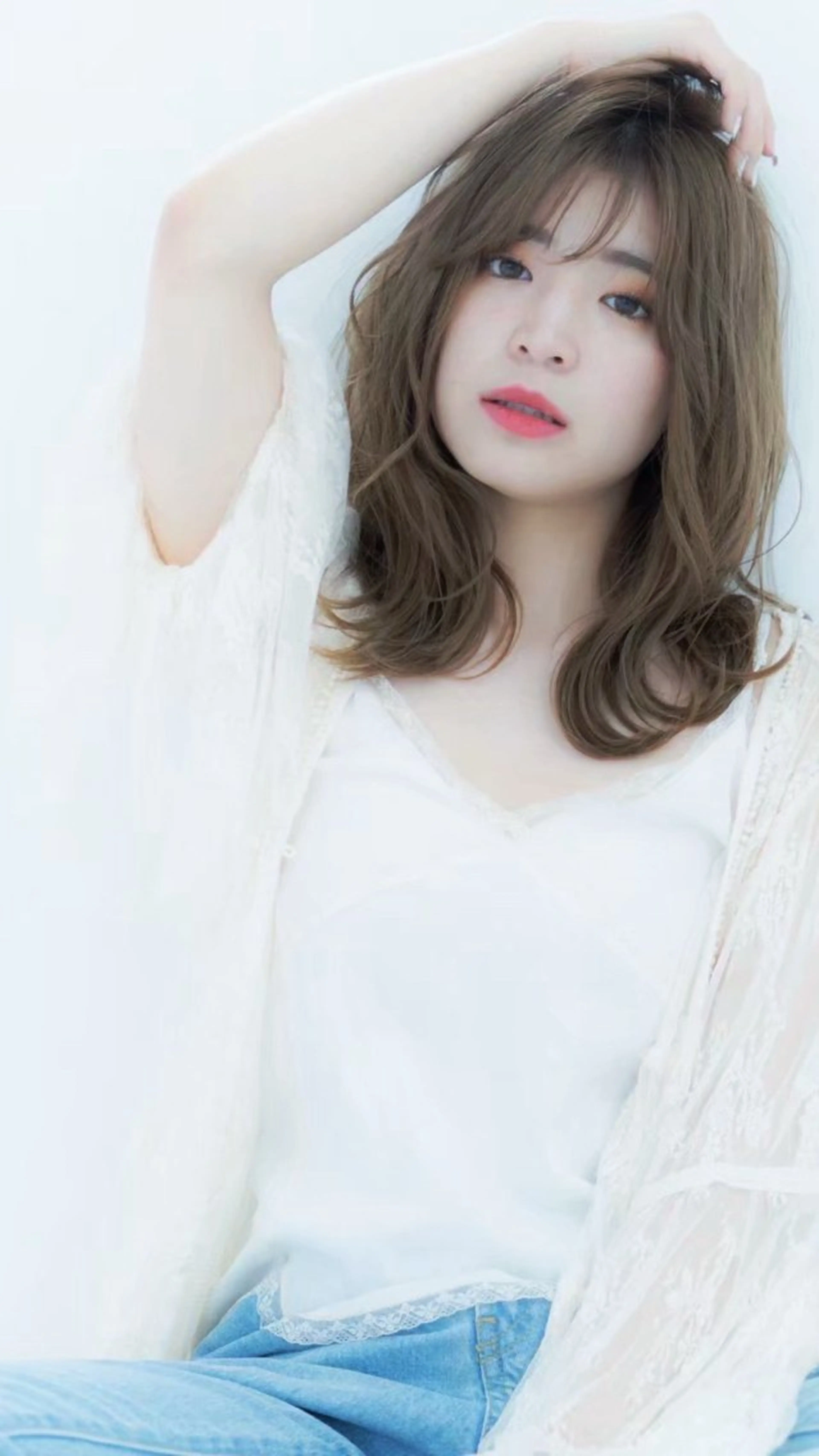 ミディアム パーマ 岡山 嵐のヘアスタイル