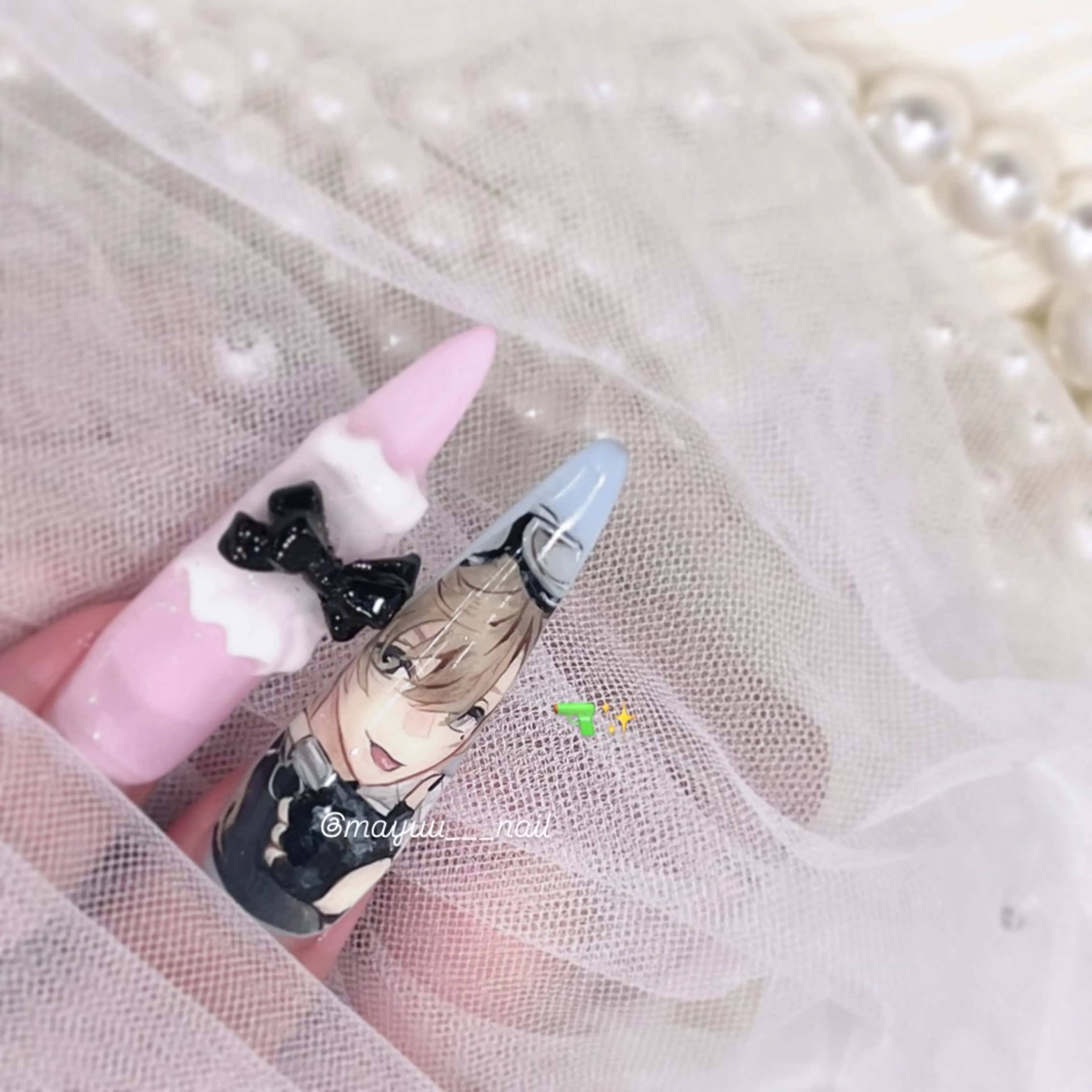 ネイル 🎀 Mayu 🎀痛ネイルのネイルデザイン