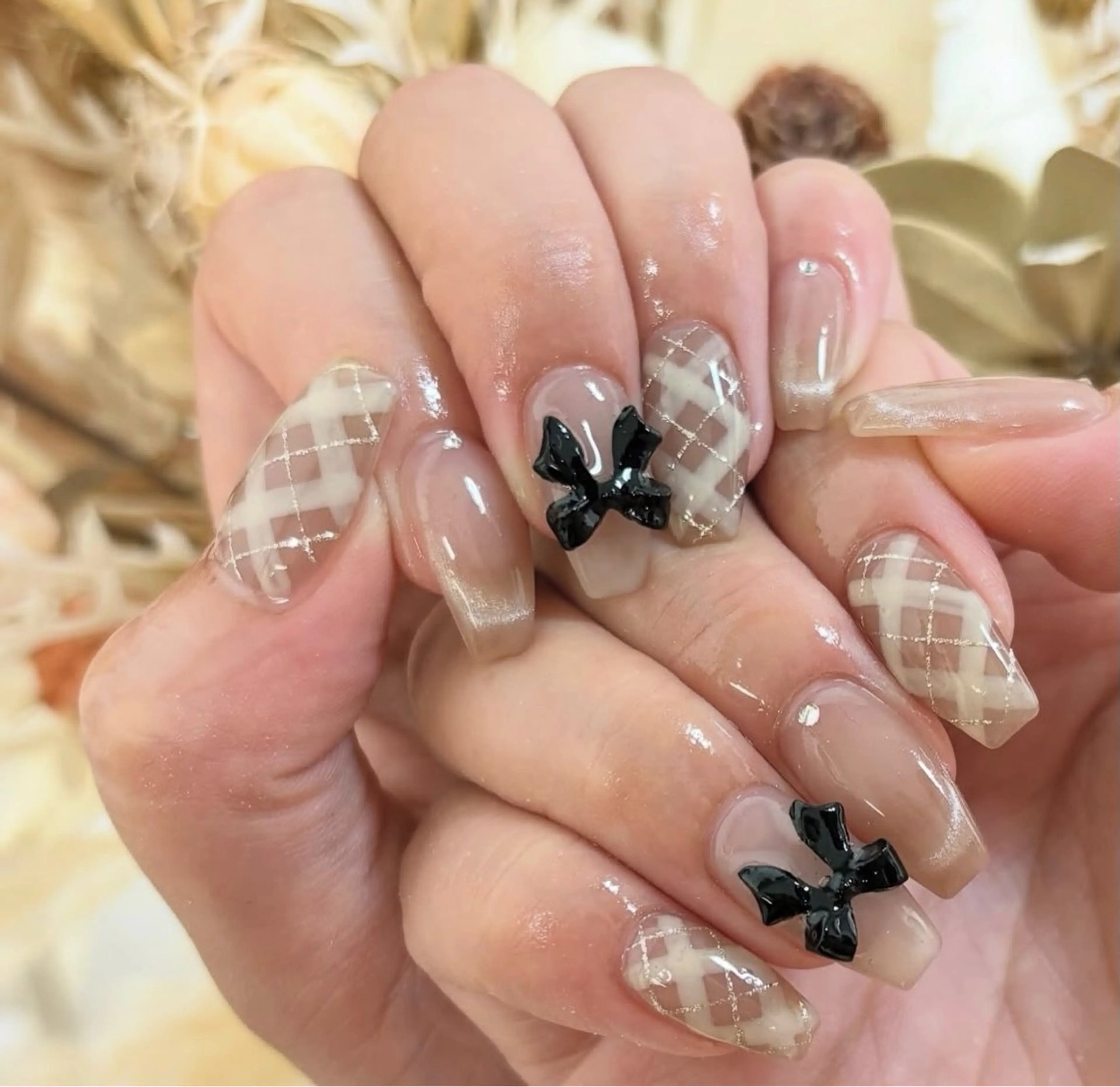 ネイル オーロラネイル フレンチネイル ジェルネイル 韓国ネイル マグネットネイル Basic Kanonのネイルデザイン