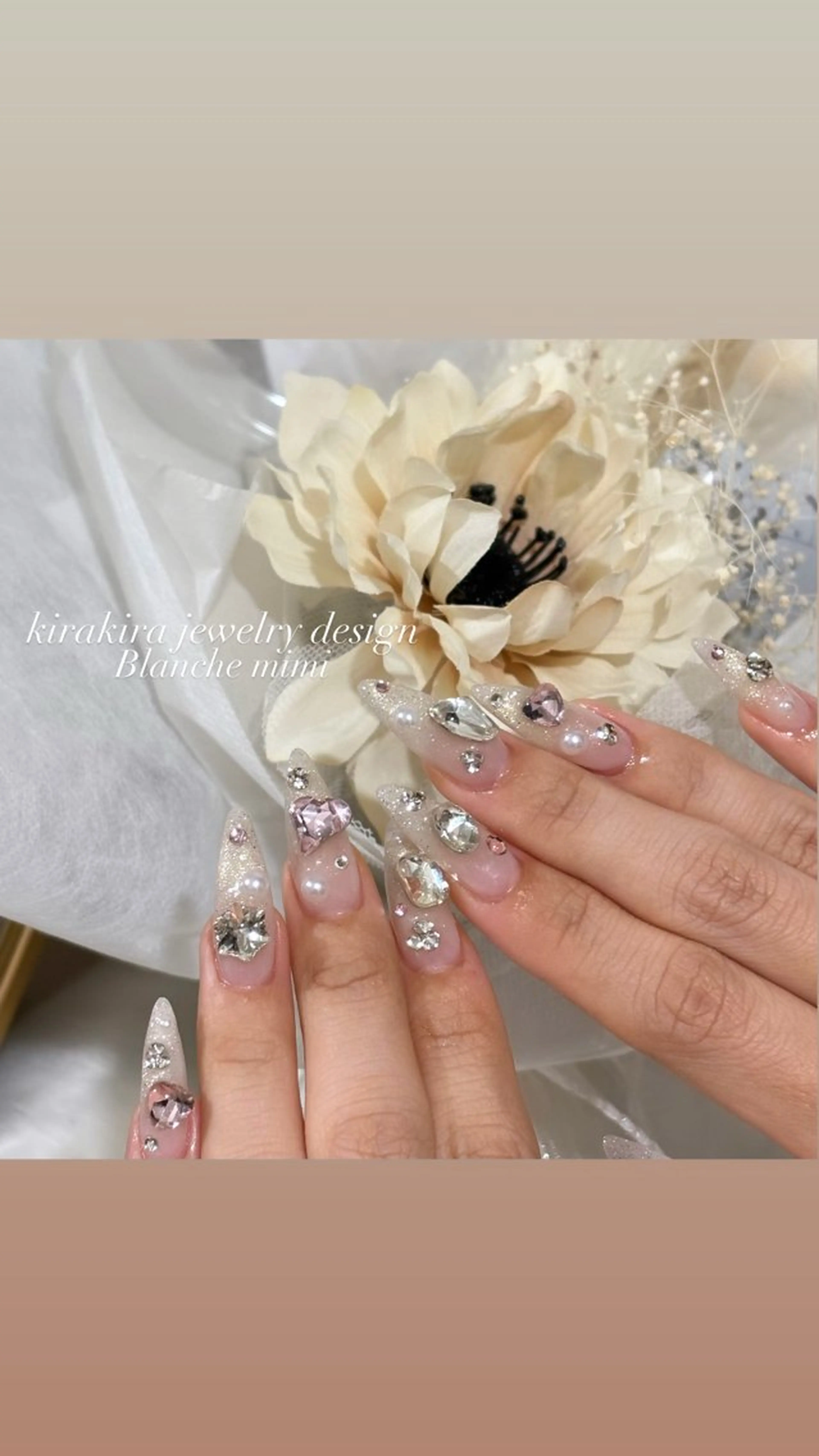 ネイル ハンドネイル Blanche mimi.u_aのネイルデザイン