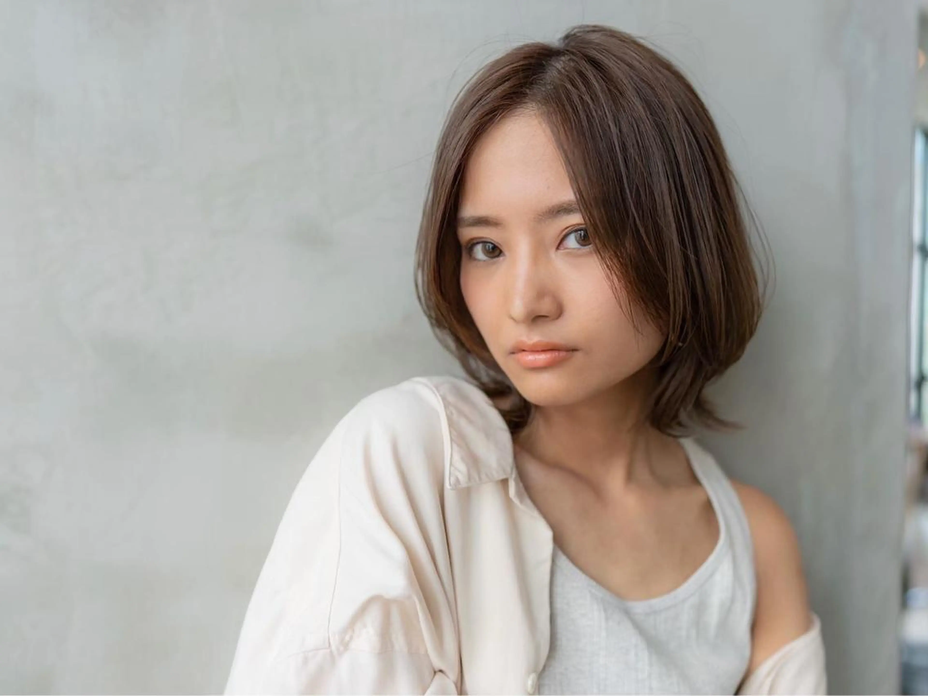 ミディアム カラー カット ヘアカラー トリートメント 🉐レイヤー/塩見 弘樹🉐渋谷のヘアスタイル