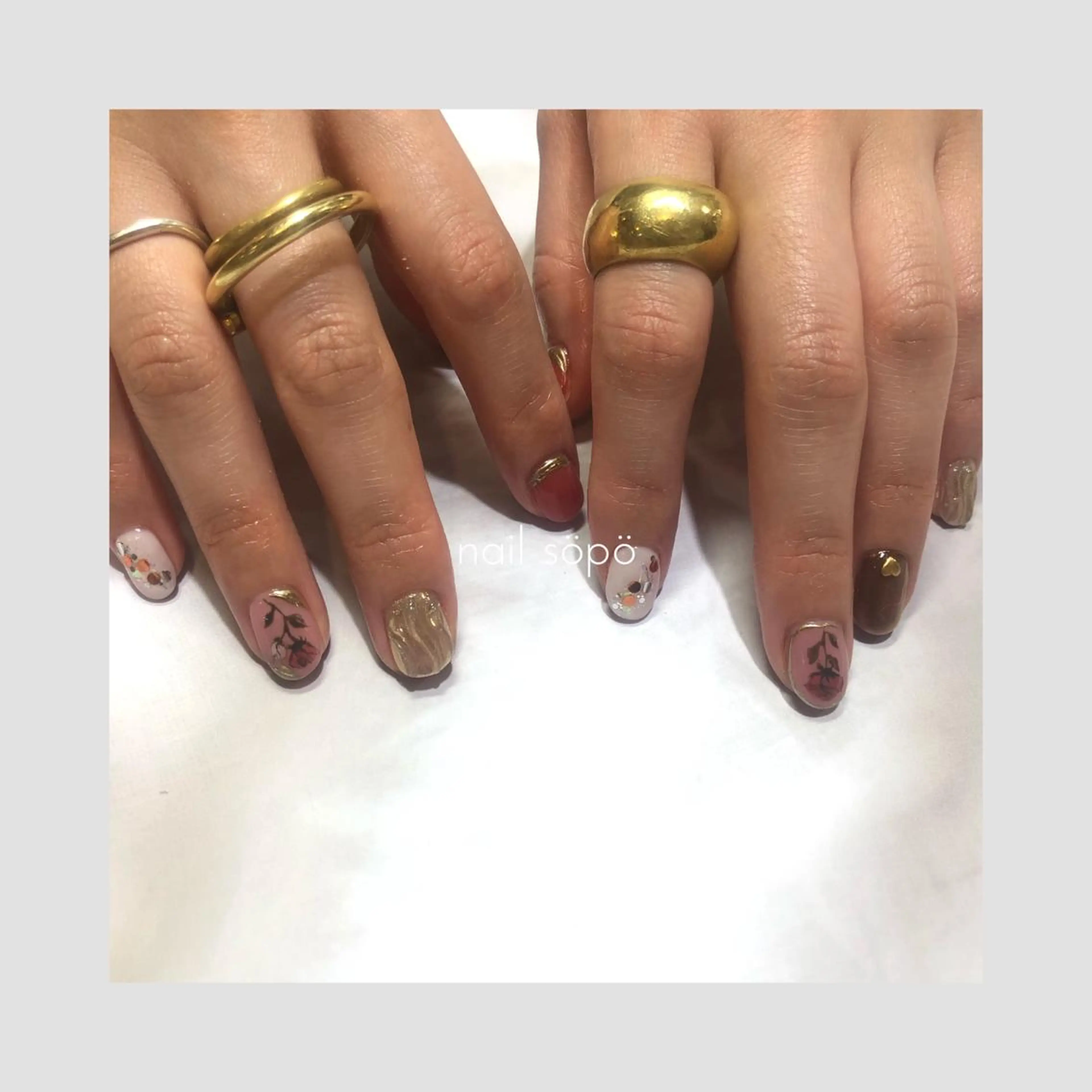 ネイル 自由が丘✳︎奥沢 nail söpöのネイルデザイン