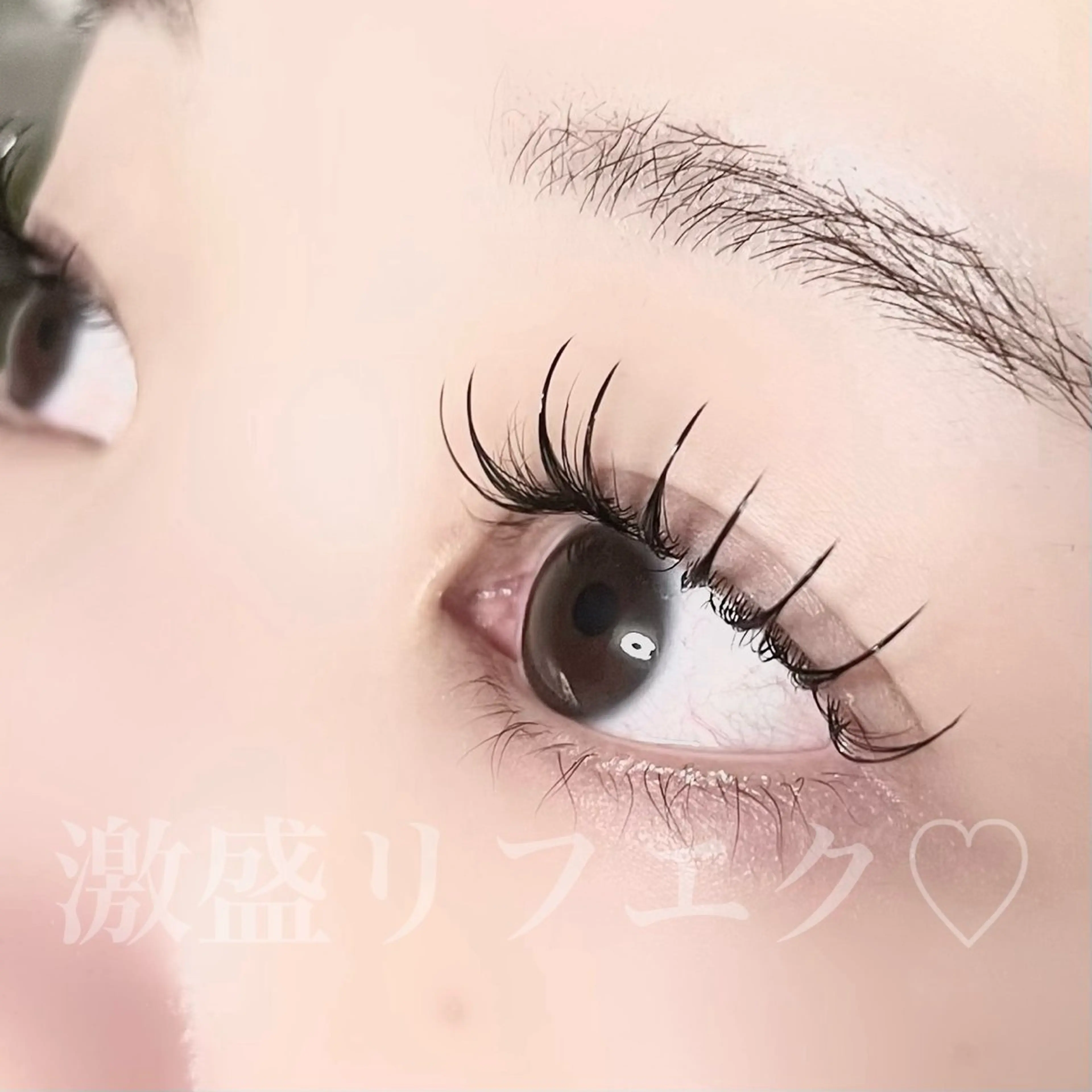 🪞フラットラッシュ120本 通常のシングルラッシュに比べてモチも良く、薄さと軽量感も3分の1⭐︎の写真