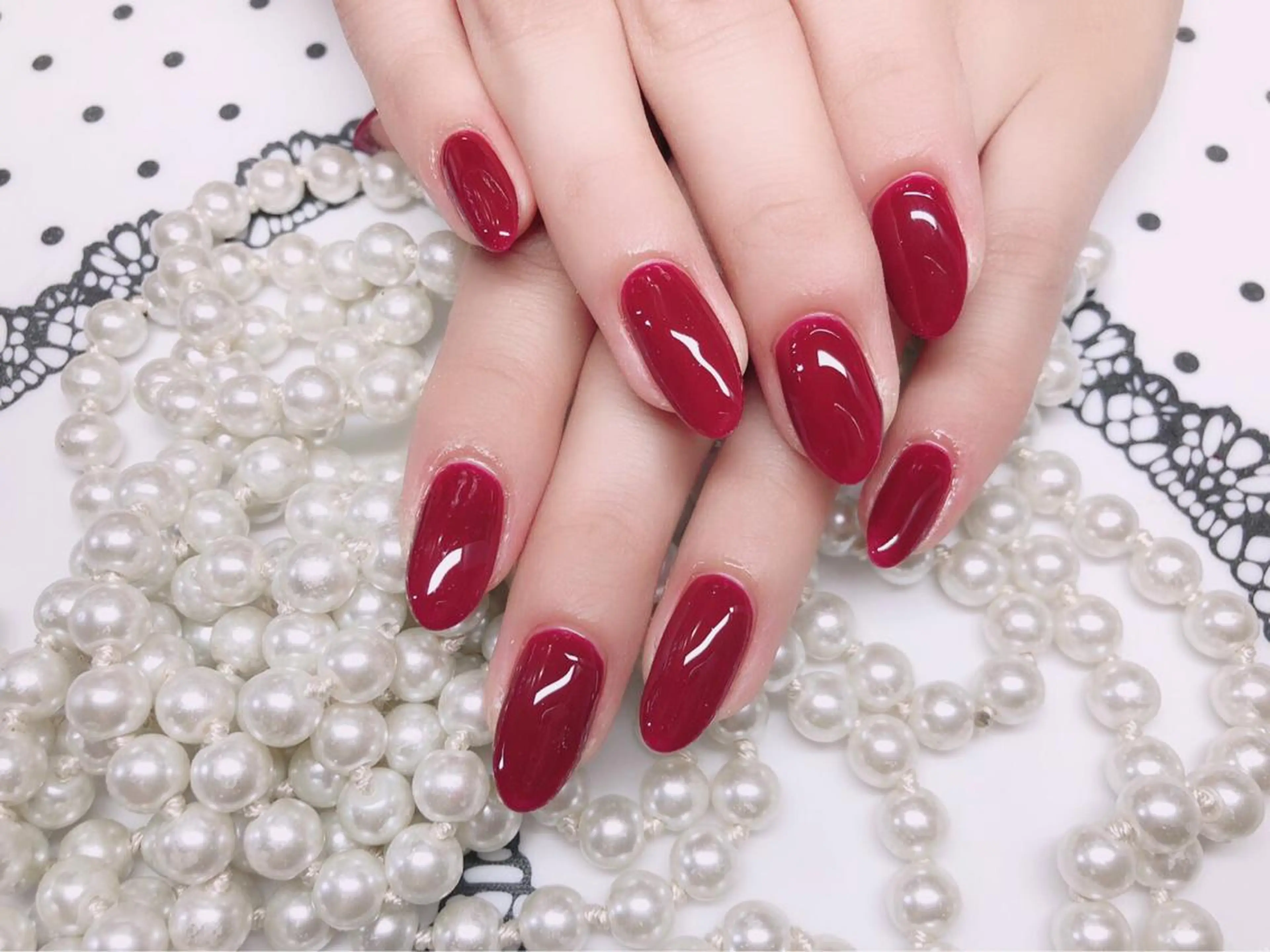 ネイル ハンドネイル マジック ミラーのネイルデザイン