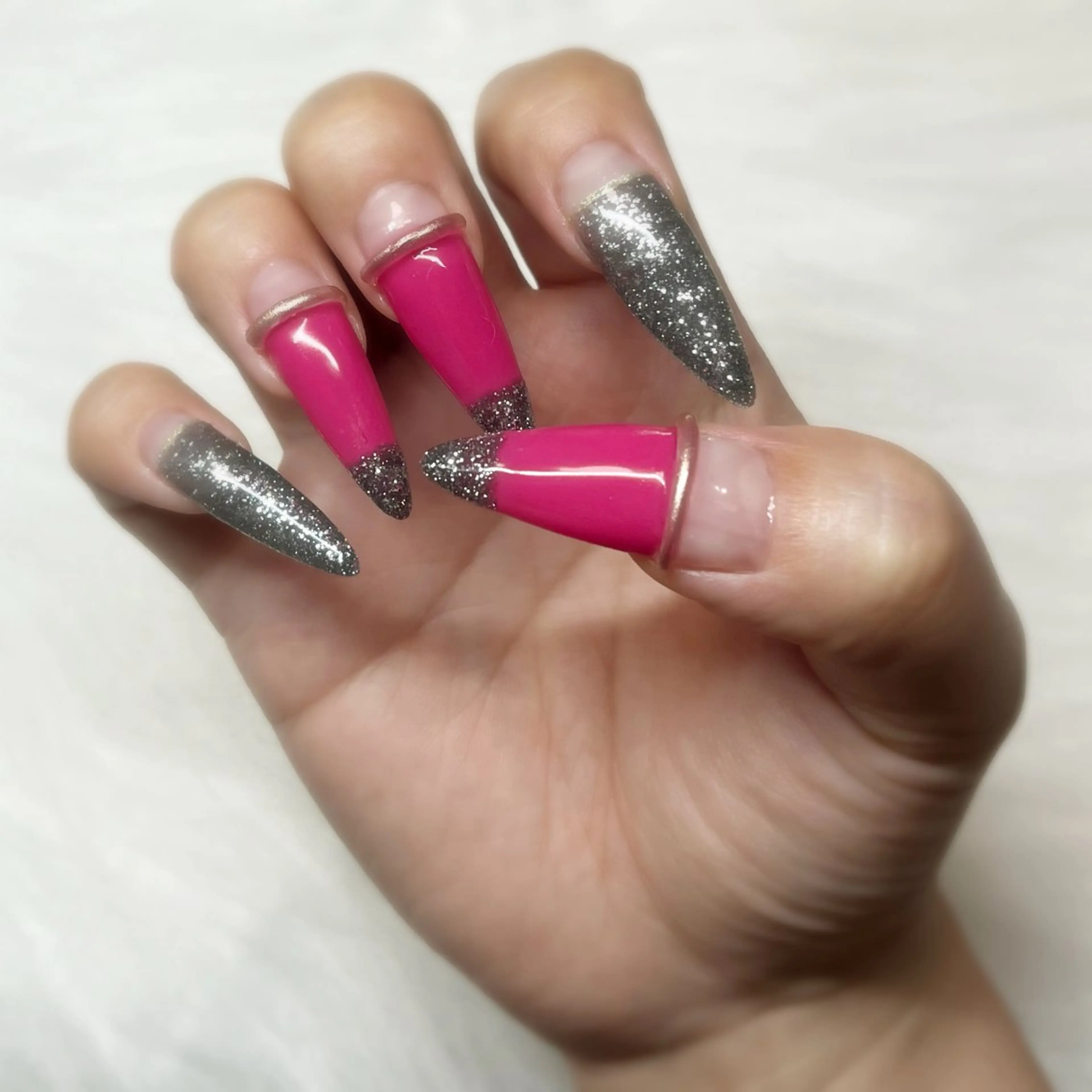 ネイル 長さ出し ハンドネイル Nail salon Merryのネイルデザイン