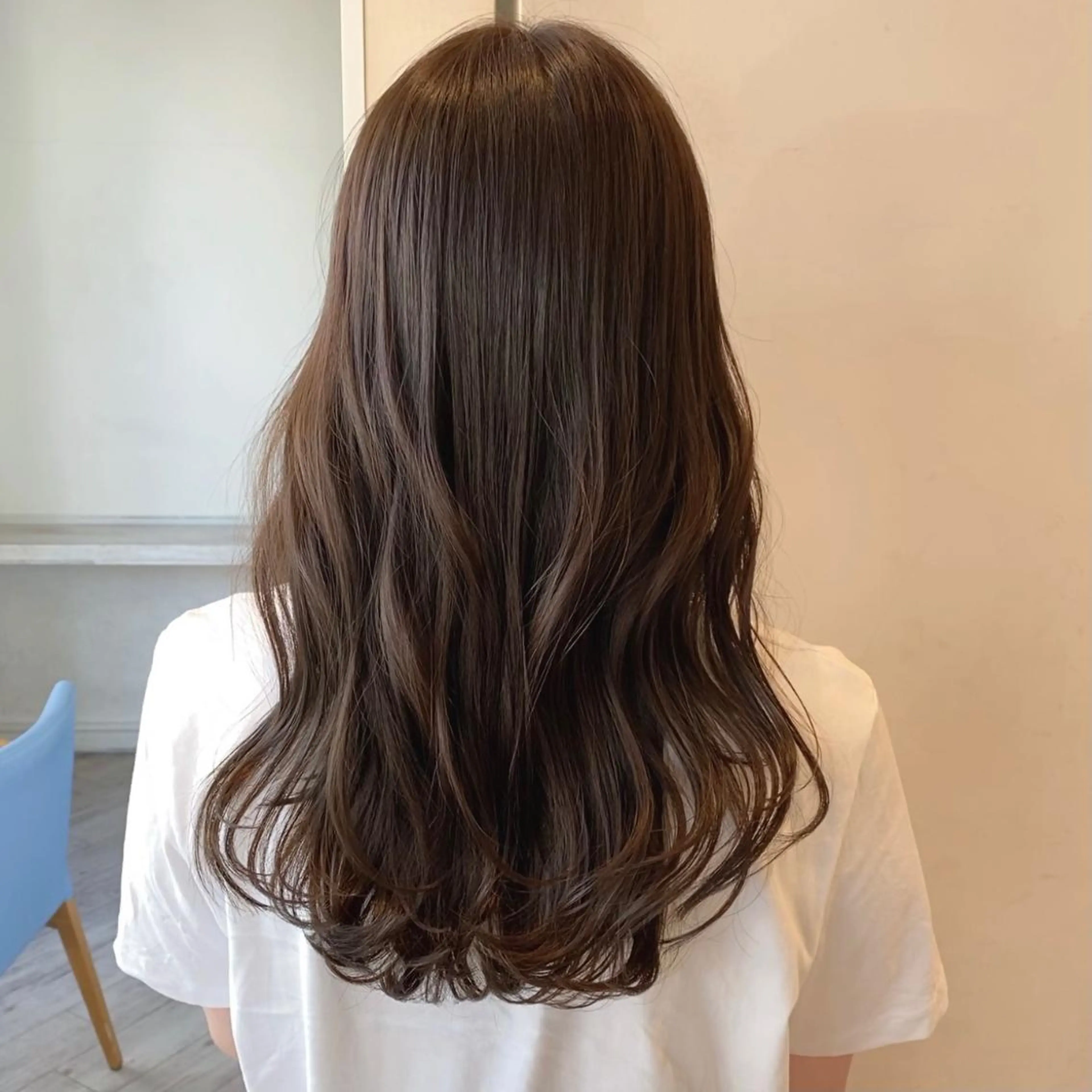 ロング カラー 顔まわりカット🌟 くびれヘア/寺門遥輝のヘアスタイル