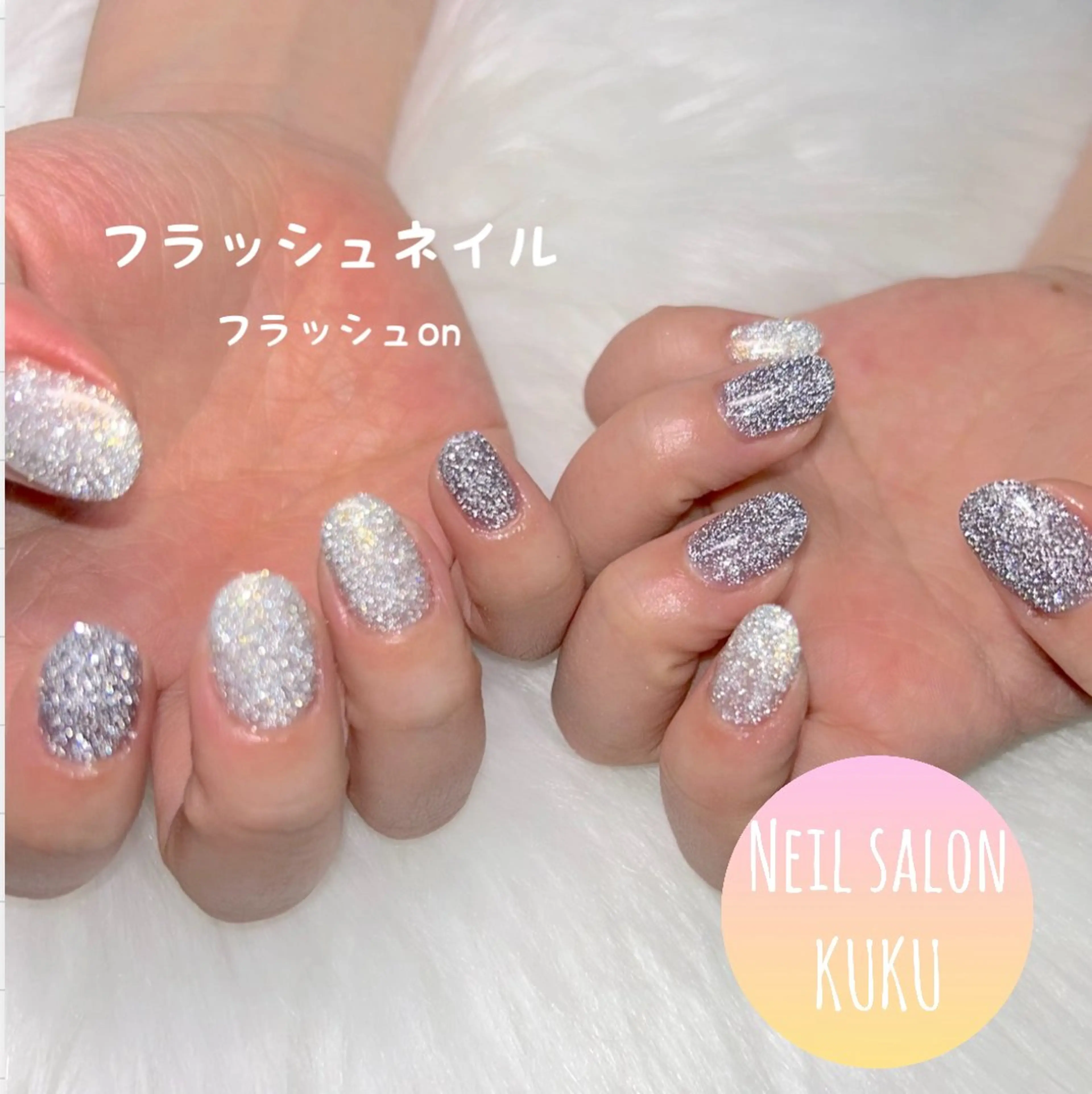 ネイル フラッシュネイル マグネットネイル ハンドネイル nailsalon ＫＵＫＵのネイルデザイン