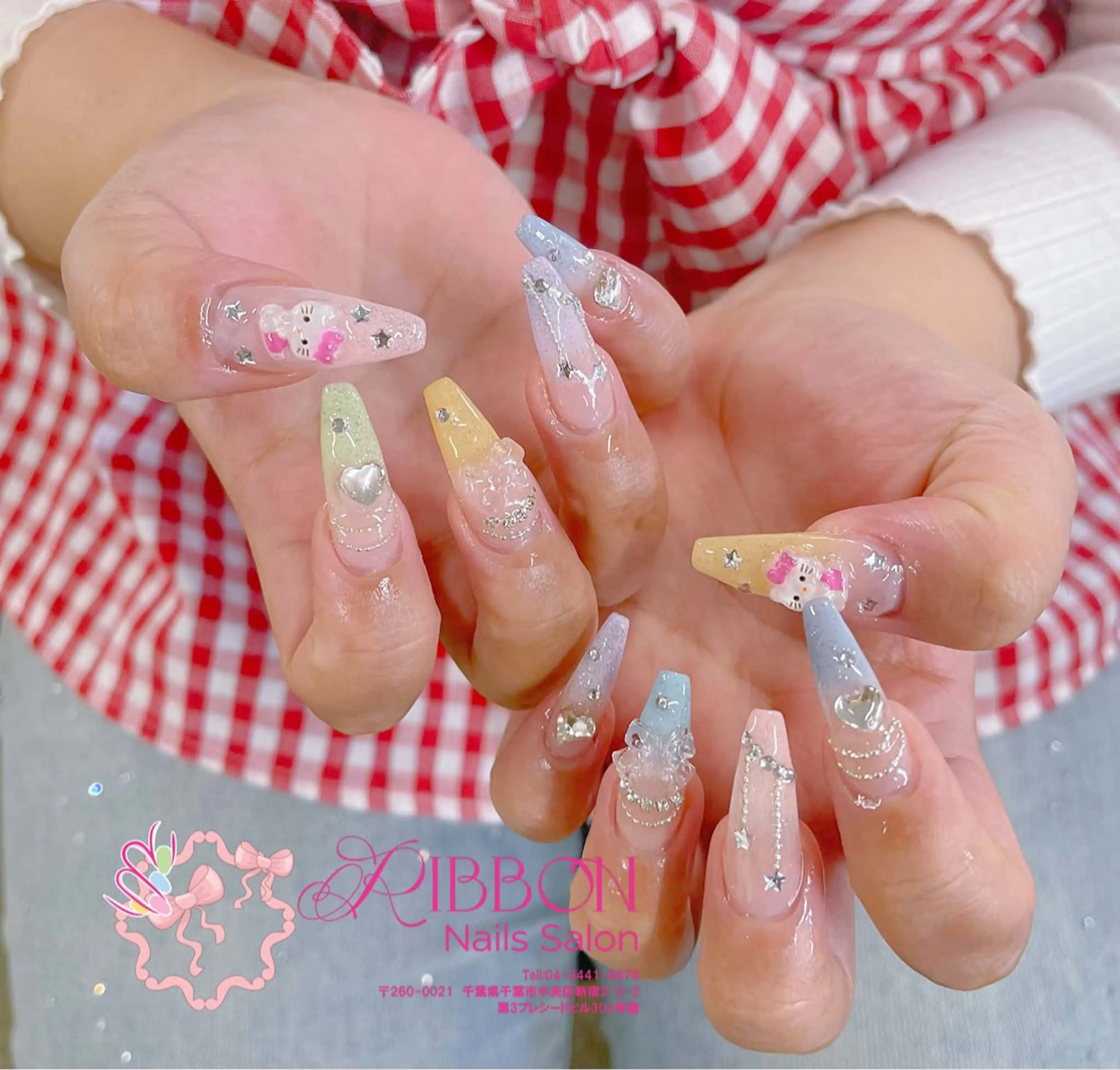 ネイル ジェルネイル マグネットネイル YUKI NAILのネイルデザイン