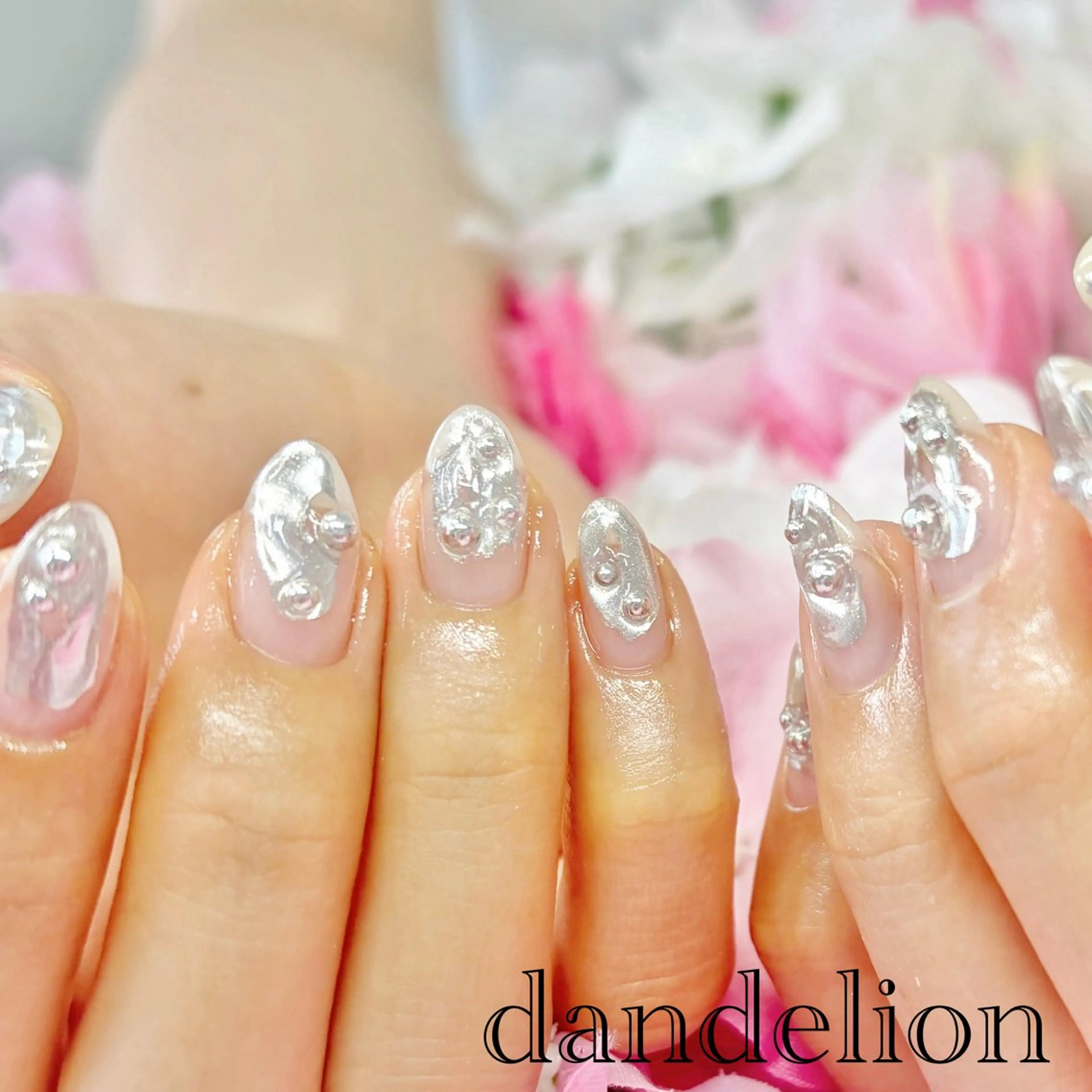 ネイル ハンドネイル ハンドケア dandelion ダンデライオンのネイルデザイン