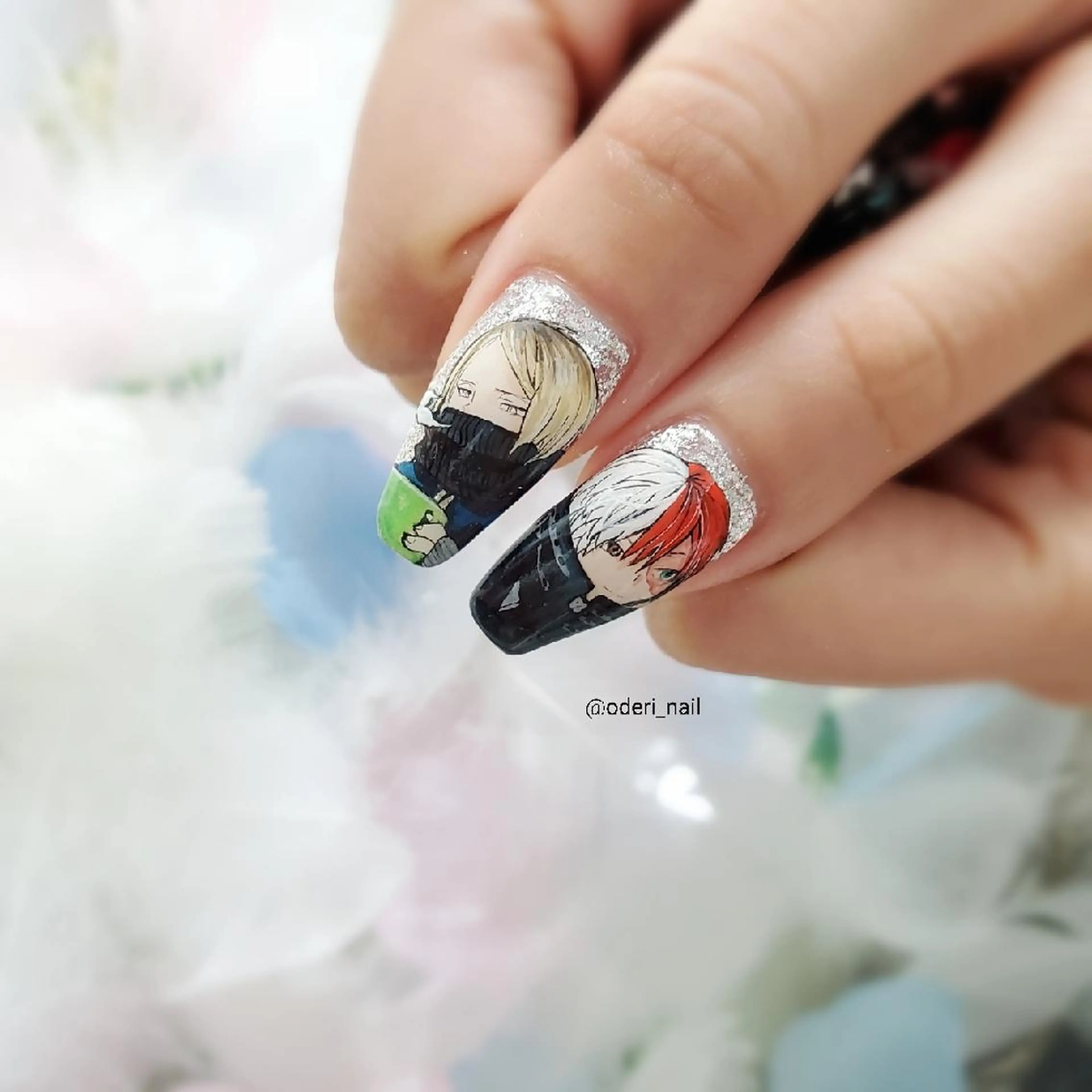 ネイル アートネイル ジェルネイル おで@ oderi_nailのネイルデザイン