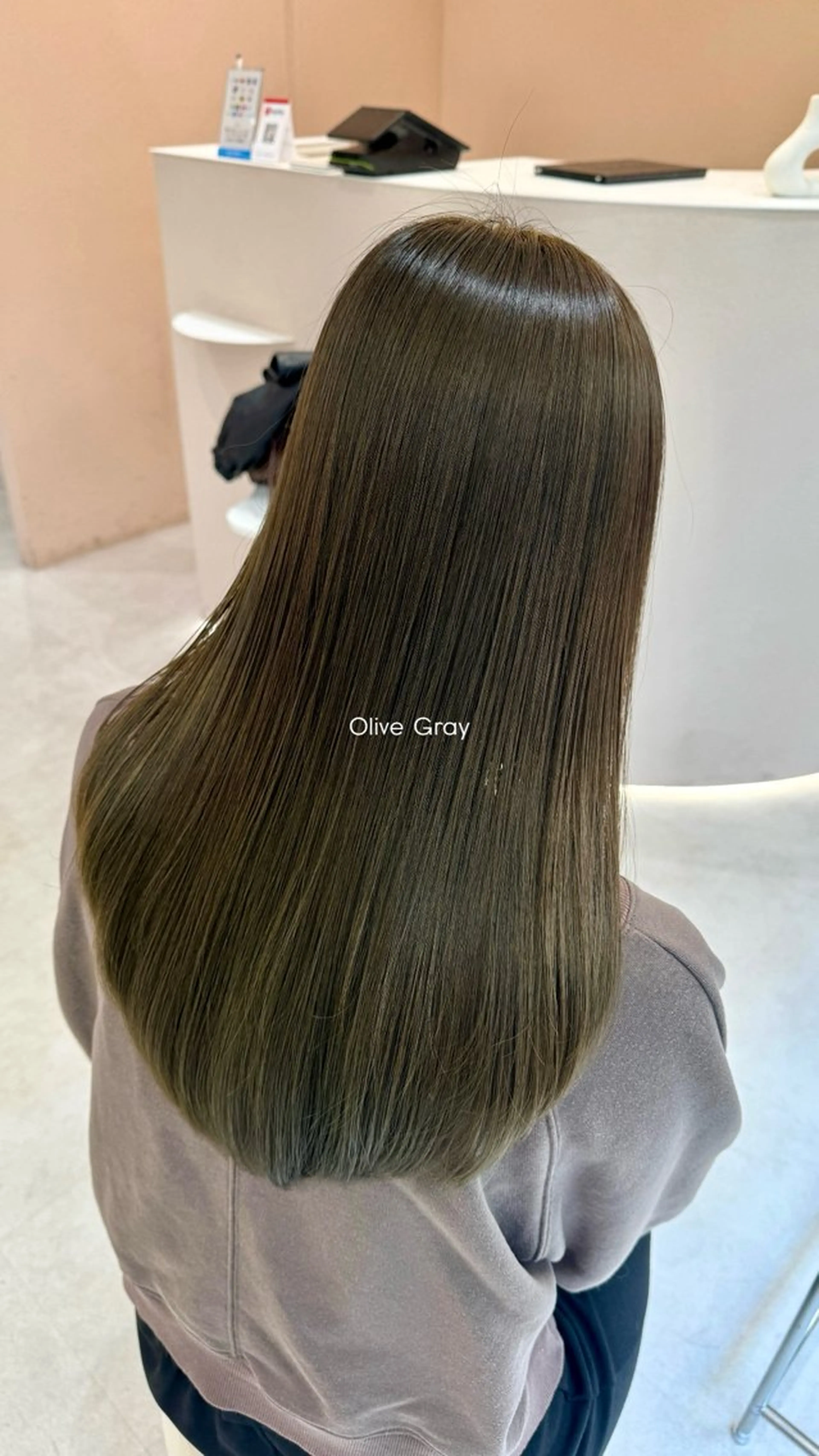 ロング カラー カット ヘアカラー トリートメント 🫧赤み消し＊艶髪 nanami🫧のヘアスタイル