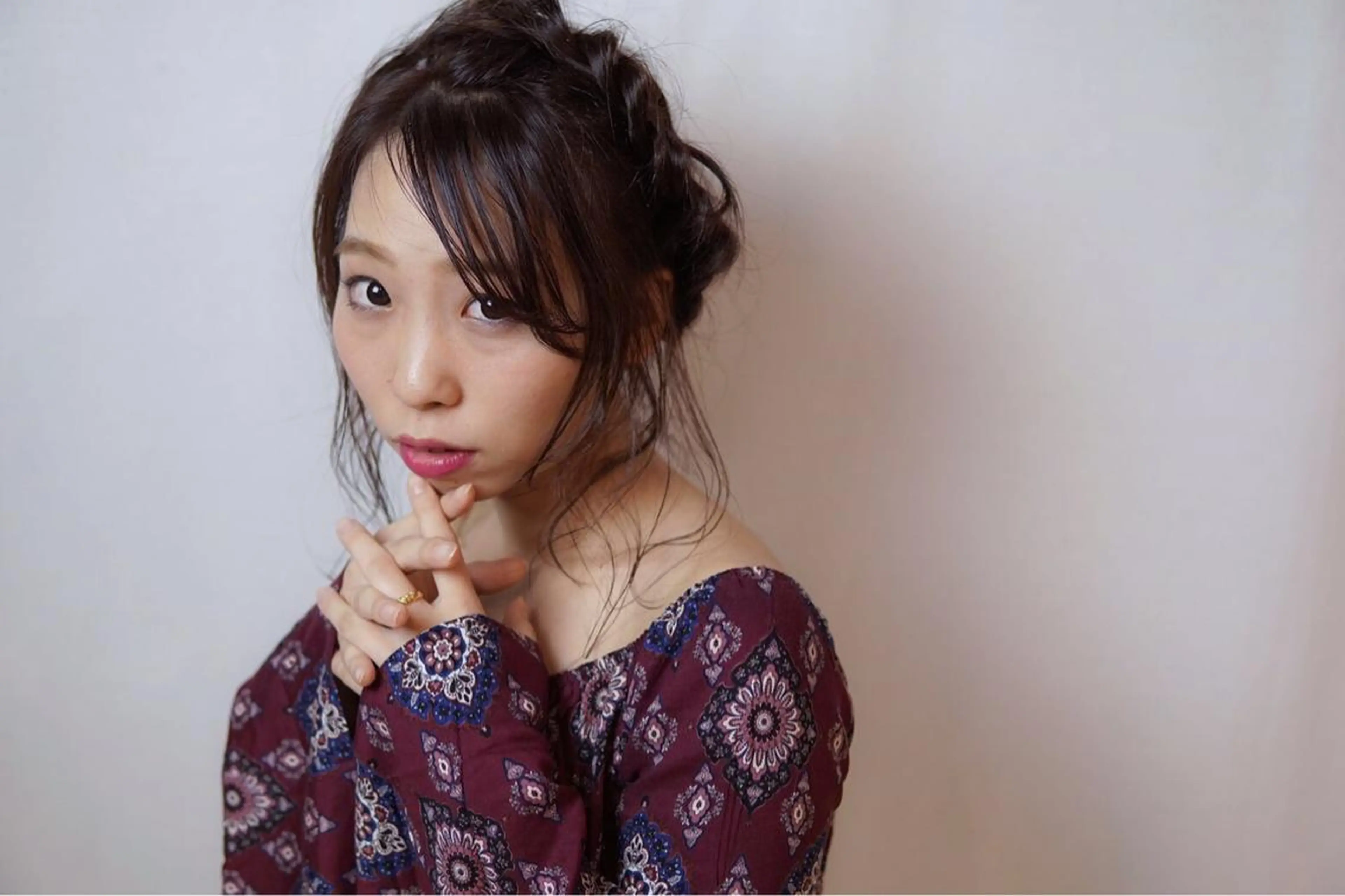 ミディアム カラー ピンクカラー EARTH 志木店のヘアスタイル