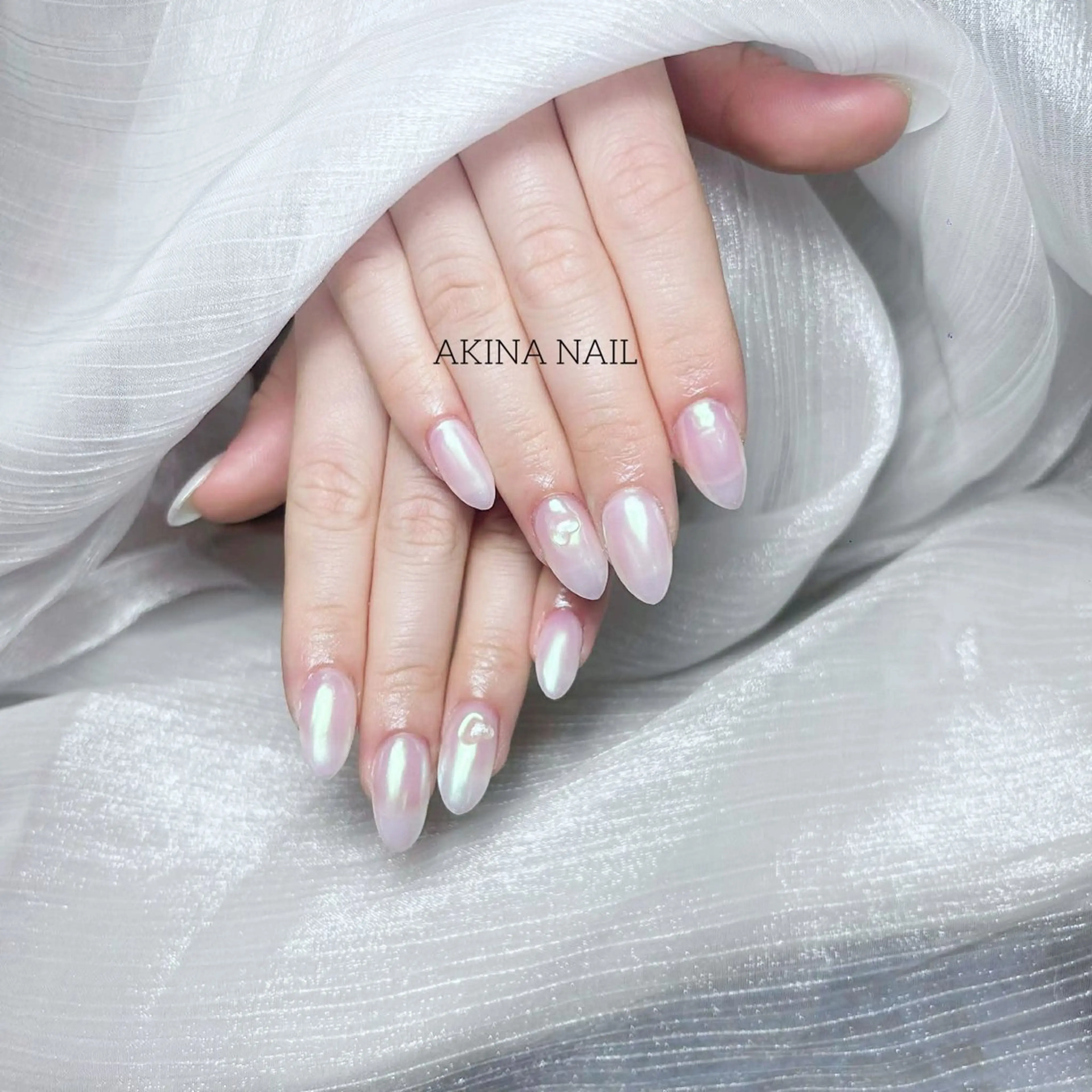 ネイル ミラーネイル ハンドネイル Akina Nailのネイルデザイン